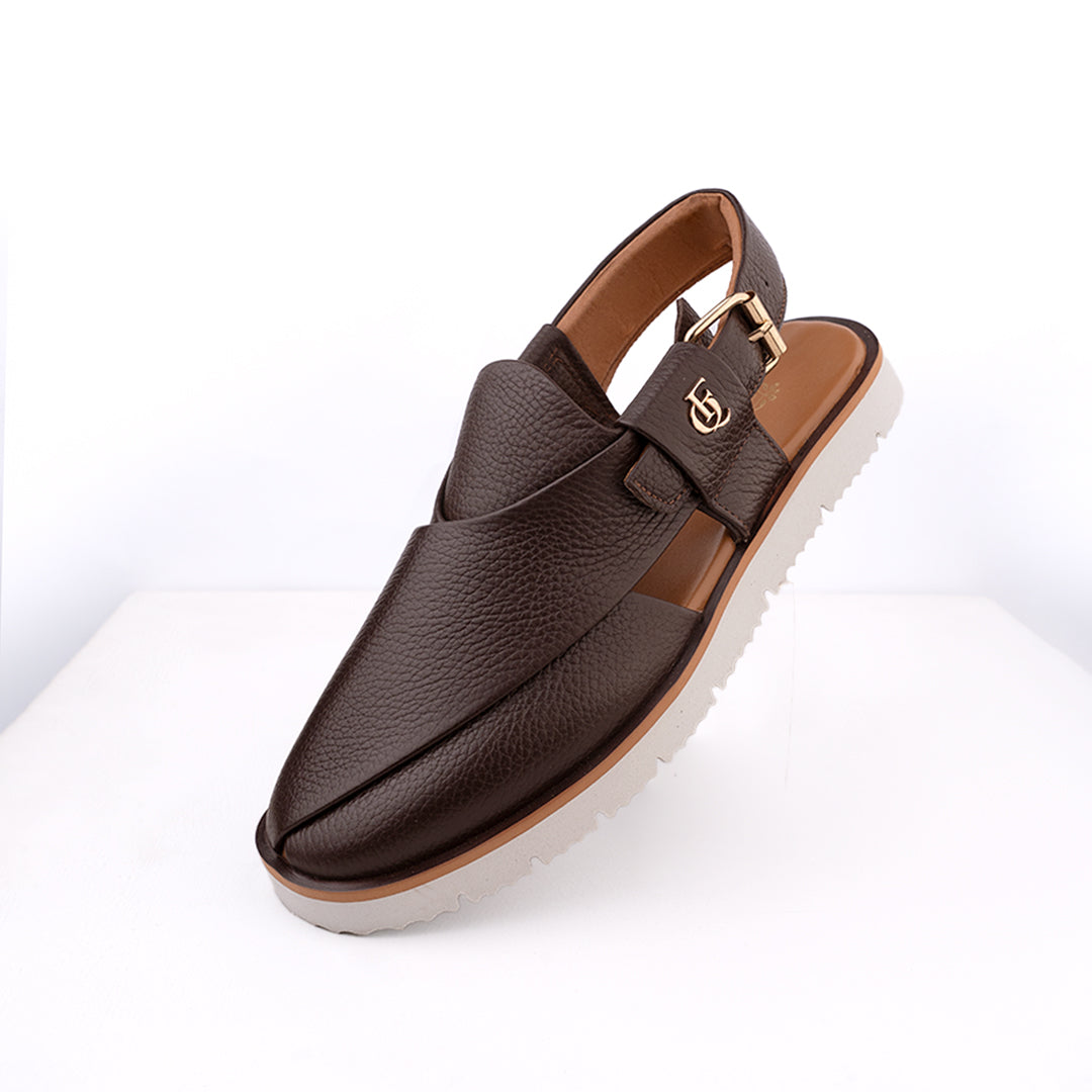 Peshawari Sandal - Dark Brown (PMC33)