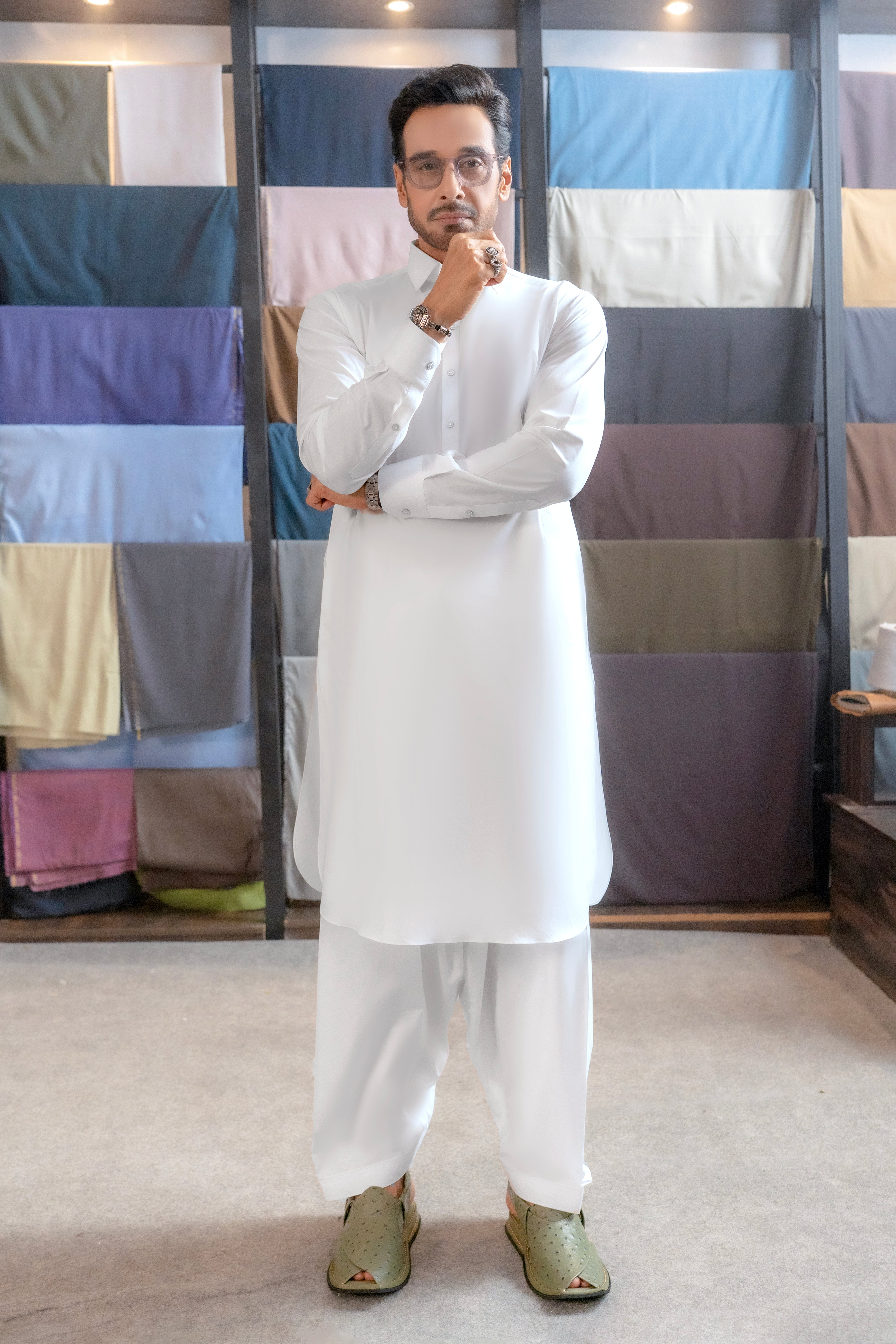 Stitched Shalwar Kameez (SCSC01) Off White