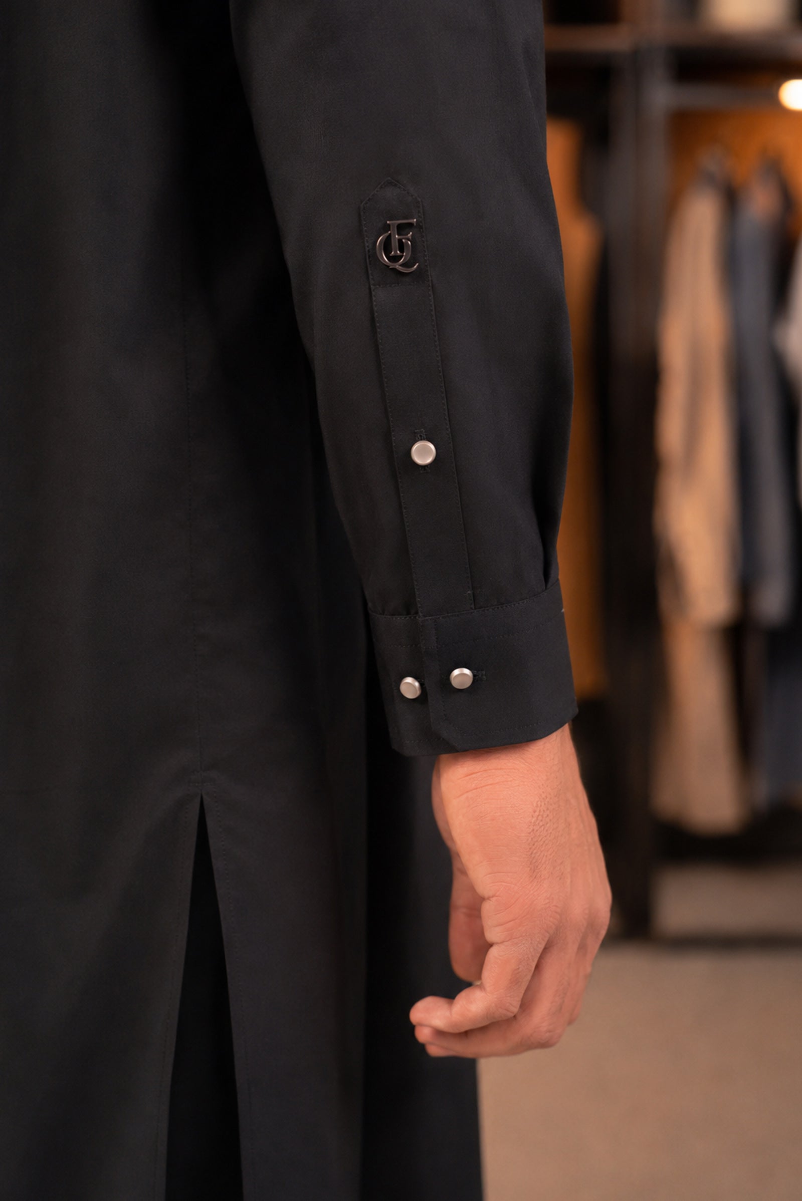 Stitched Shalwar Kameez (SCSB05) Black