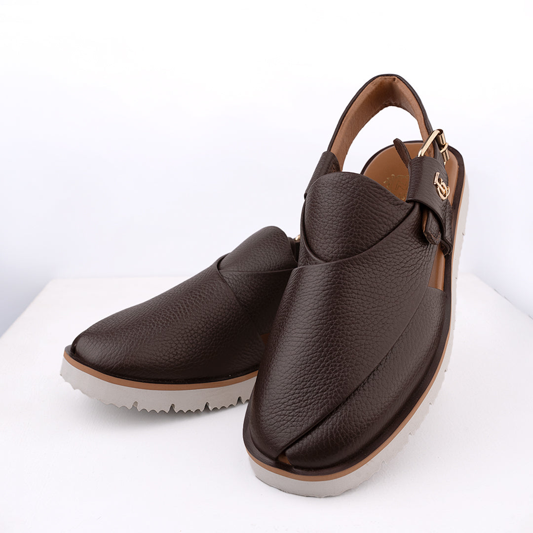 Peshawari Sandal - Dark Brown (PMC33)