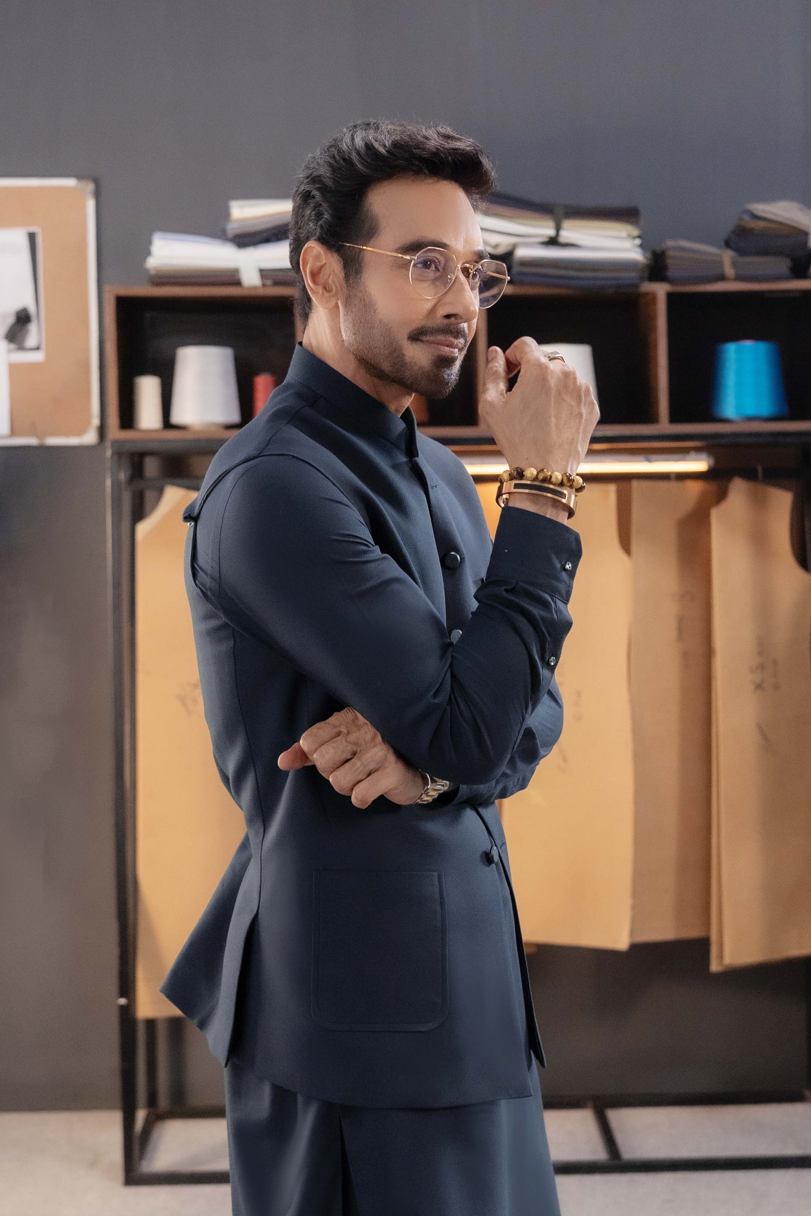 Waist Coat - Navy Blue (NWCS55)