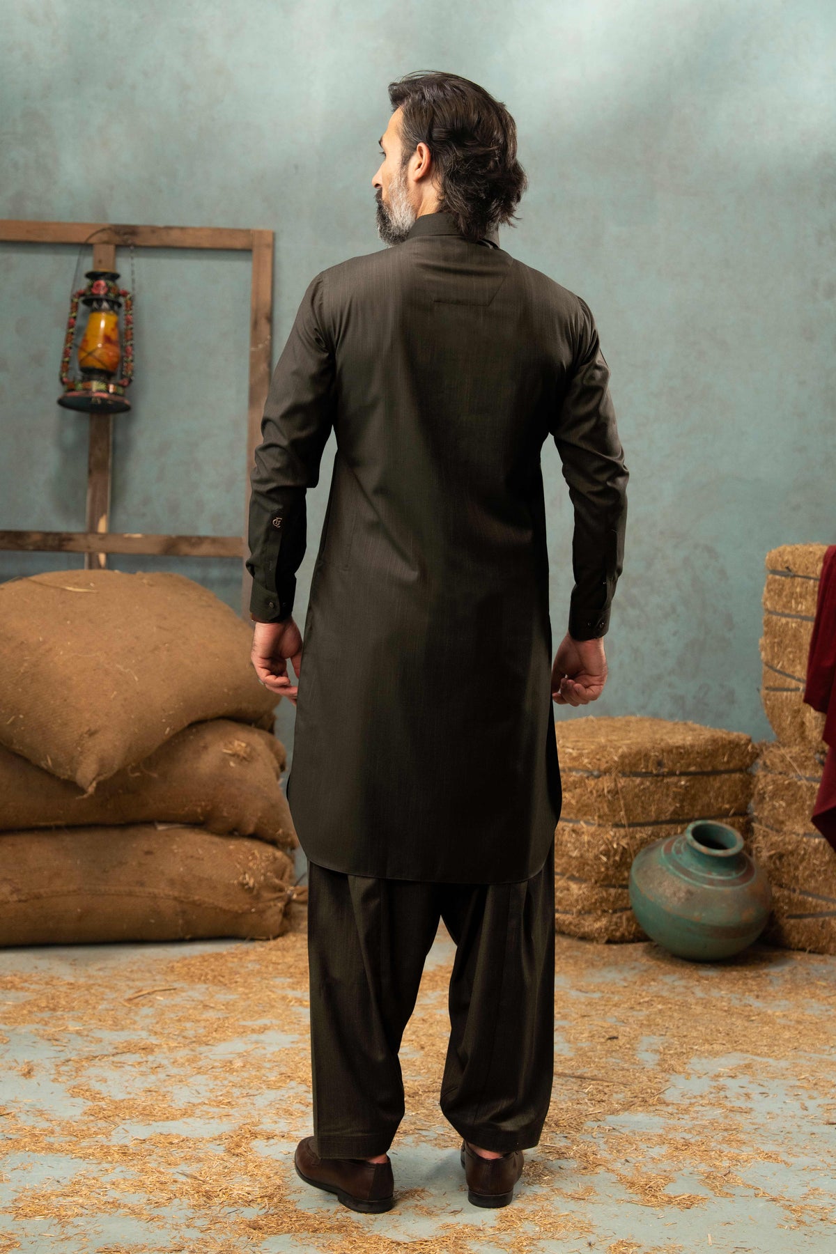 Dark Brown - Stitched Shalwar Kameez & Combo - SWSC01
