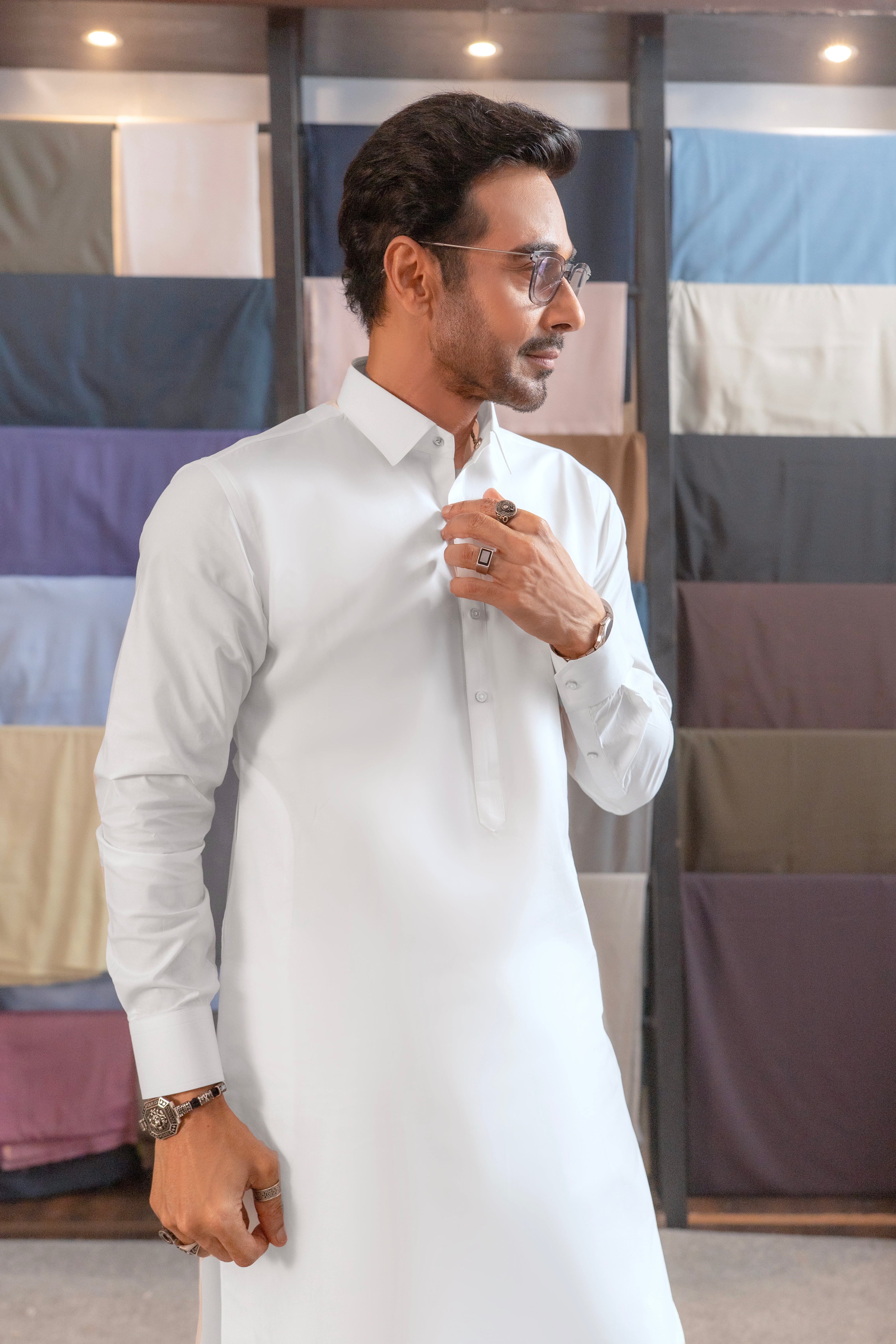 Stitched Shalwar Kameez (SCSC01) Off White