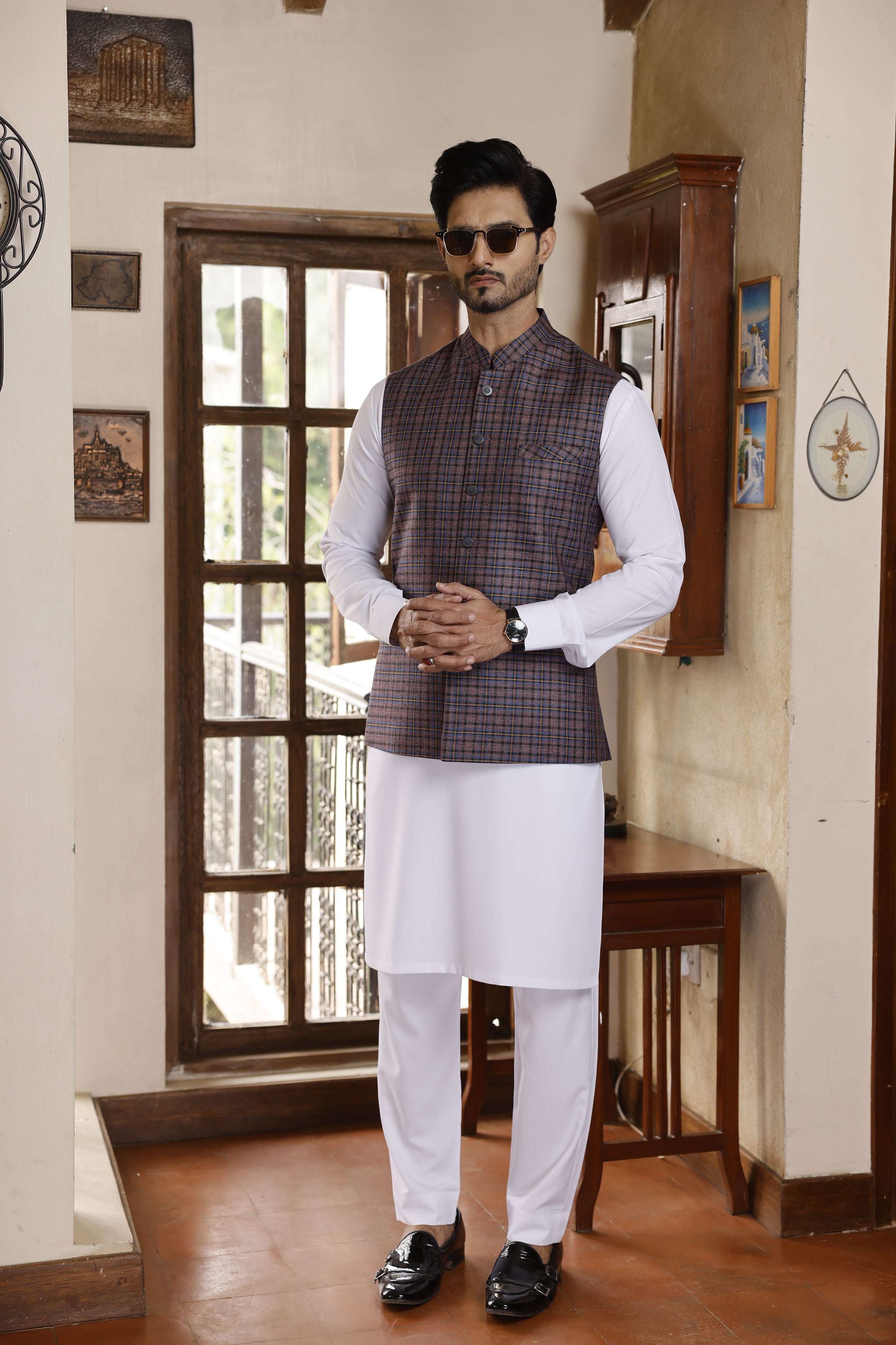 Suiting Fabric 11 - (Cherry) 2.25 Mtr