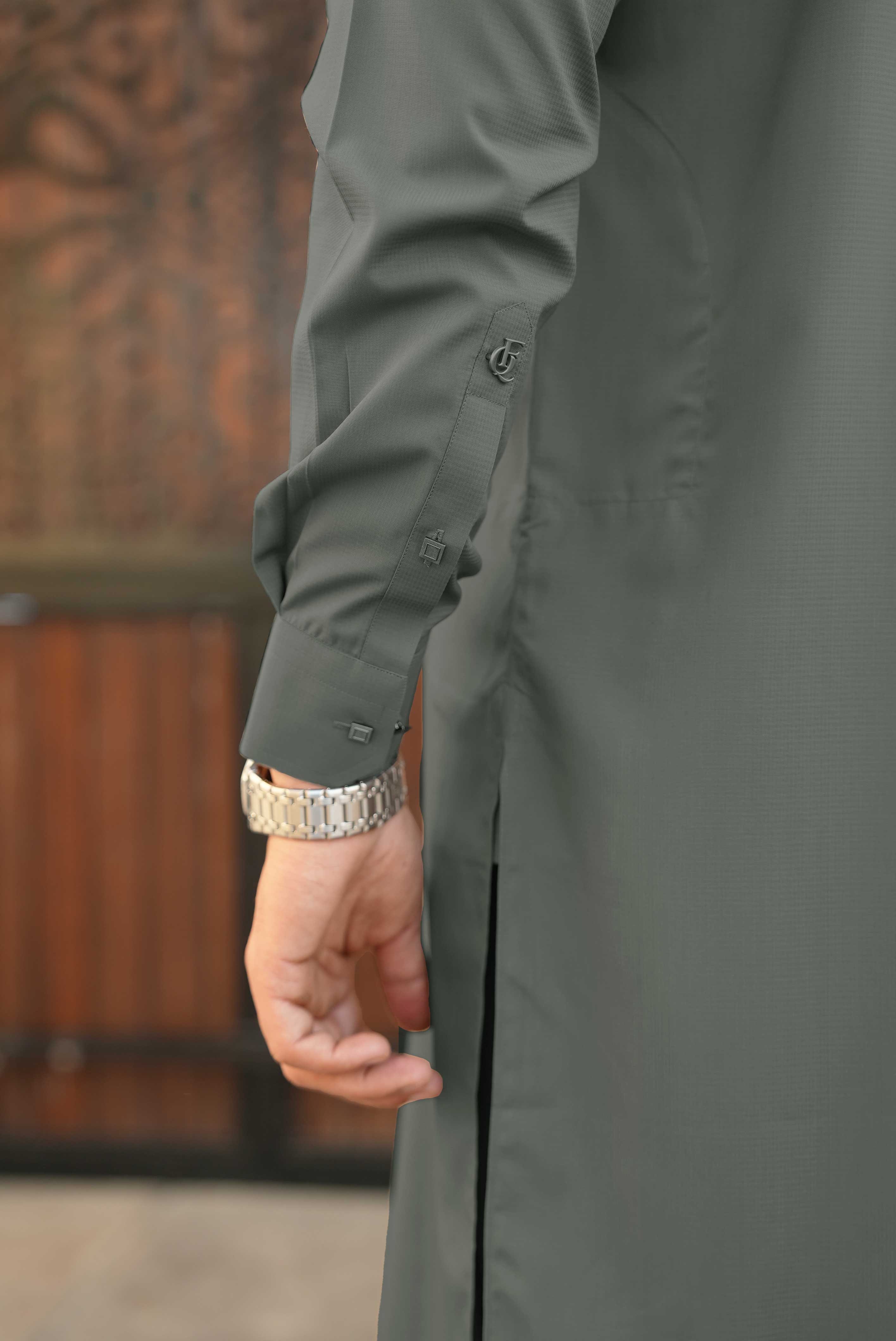 Stitched Shalwar Kameez (SPSB) Grey