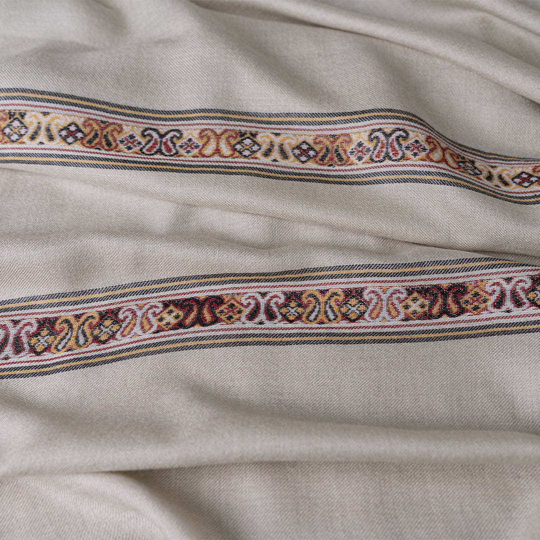 100% Woolen Shawl - 007 | Fawn