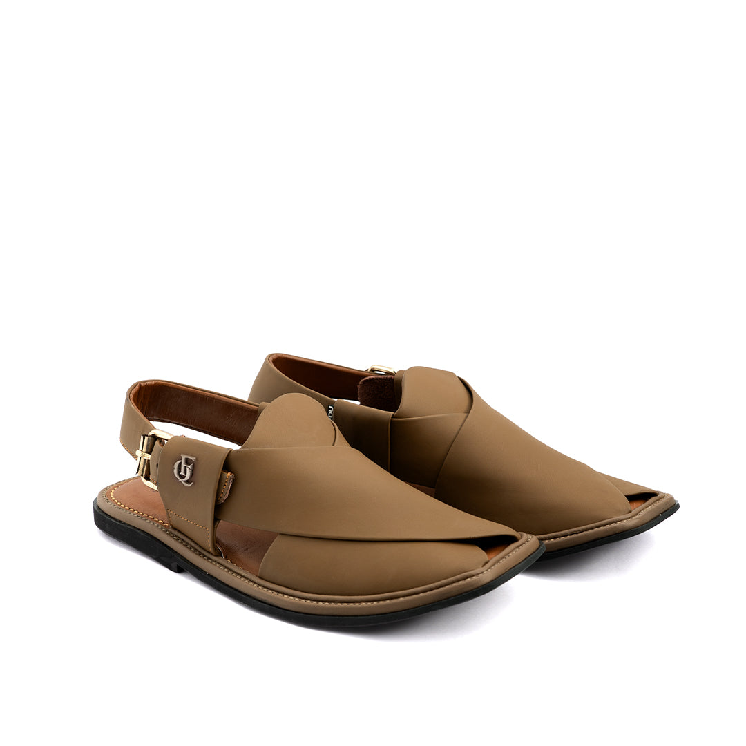 Light Brown Leather Peshawari Sandal - PMC14