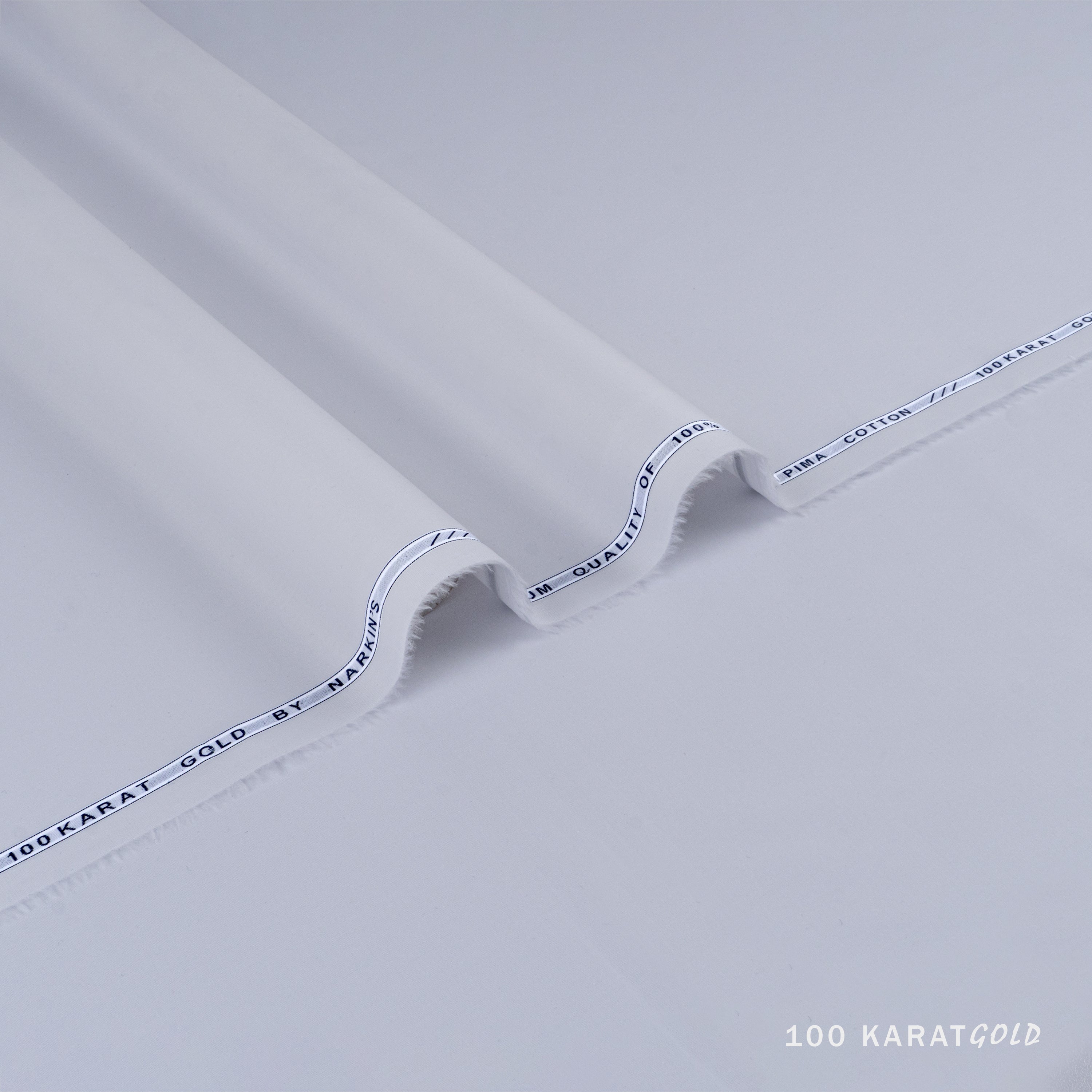 100 Karat Gold - 100% American PIMA Cotton (4.5 Mtr)