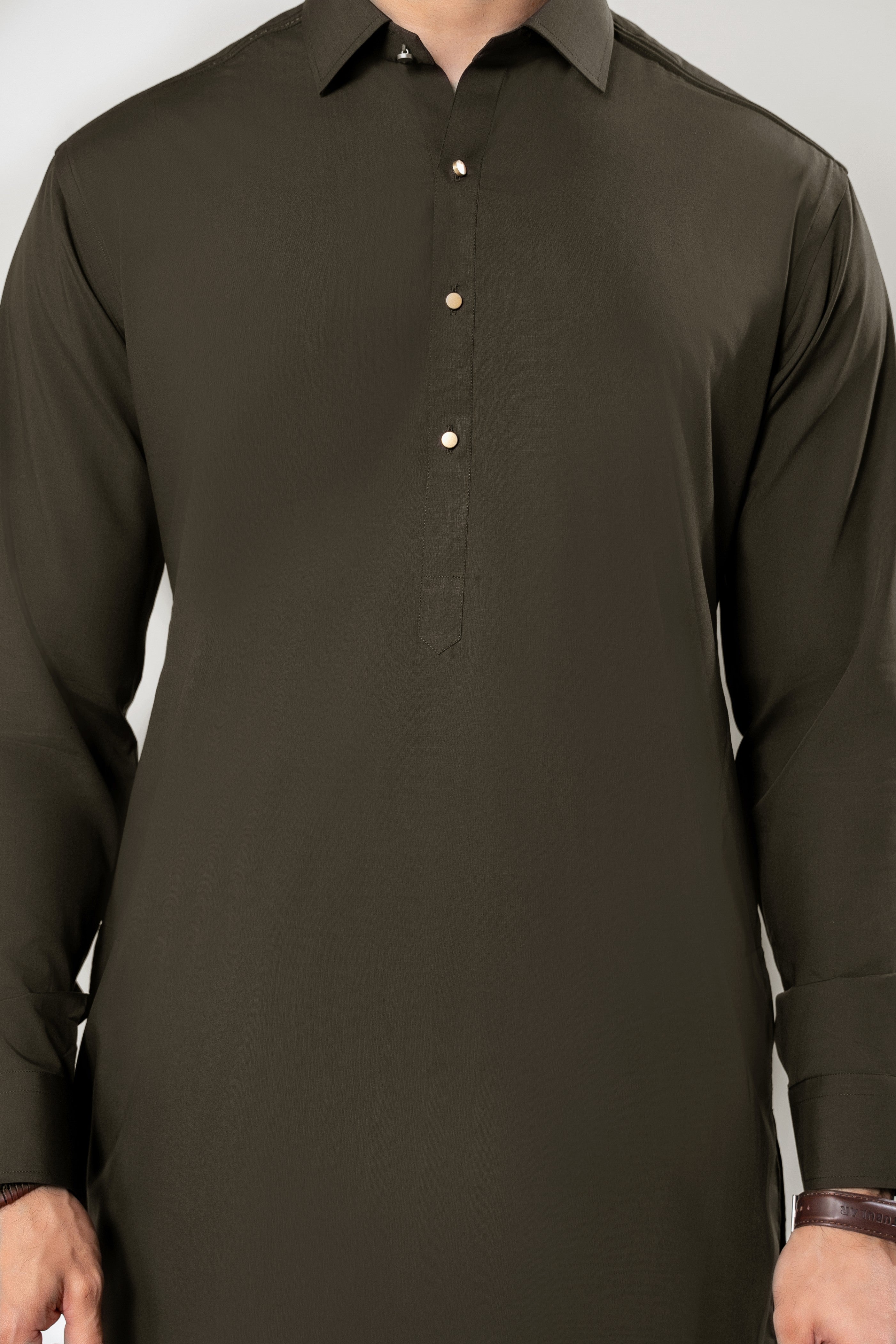 Stitched Shalwar Kameez (SPS75) Chocolate