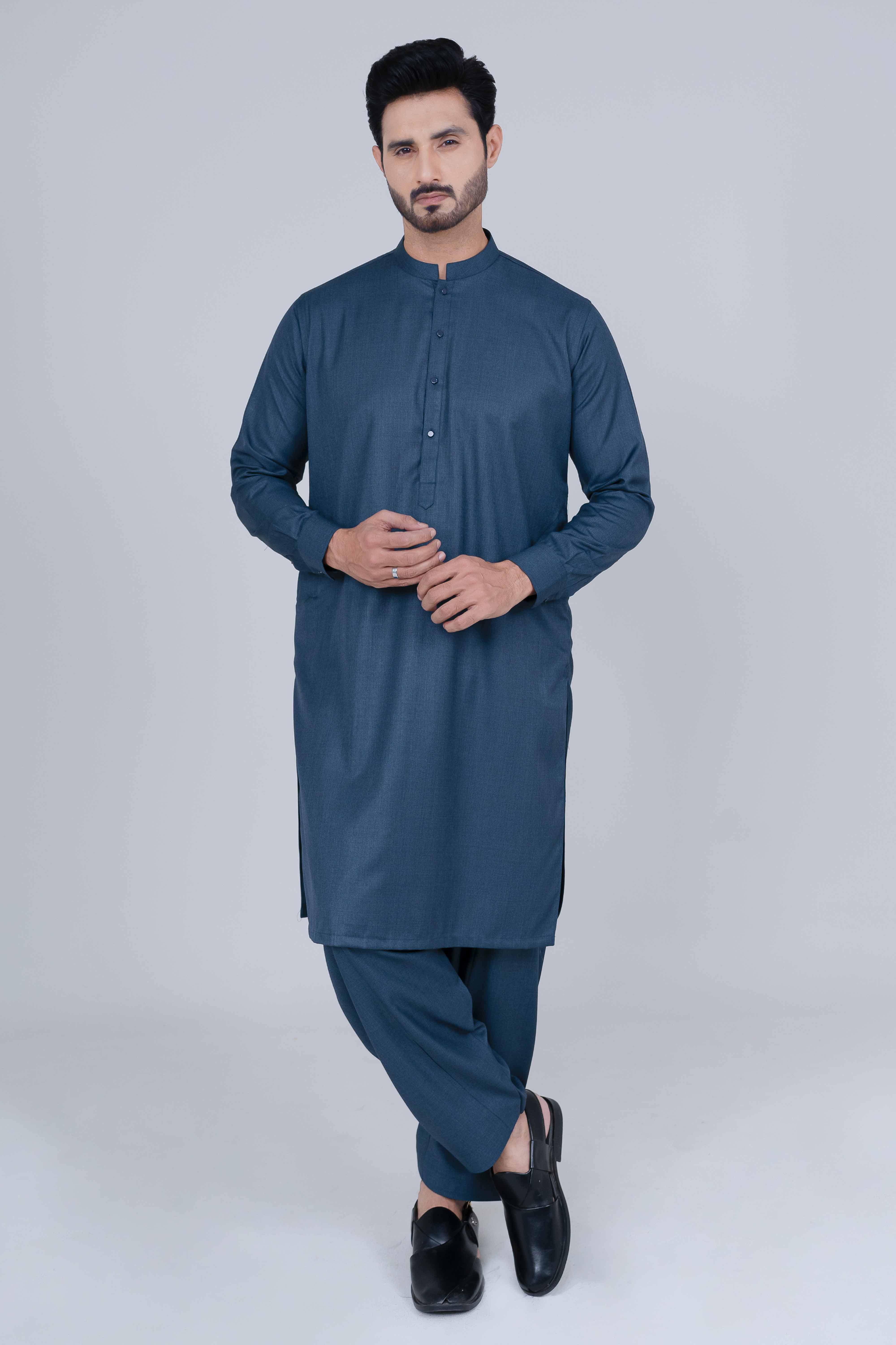 Stitched Shalwar Kameez (SWS24) Blue