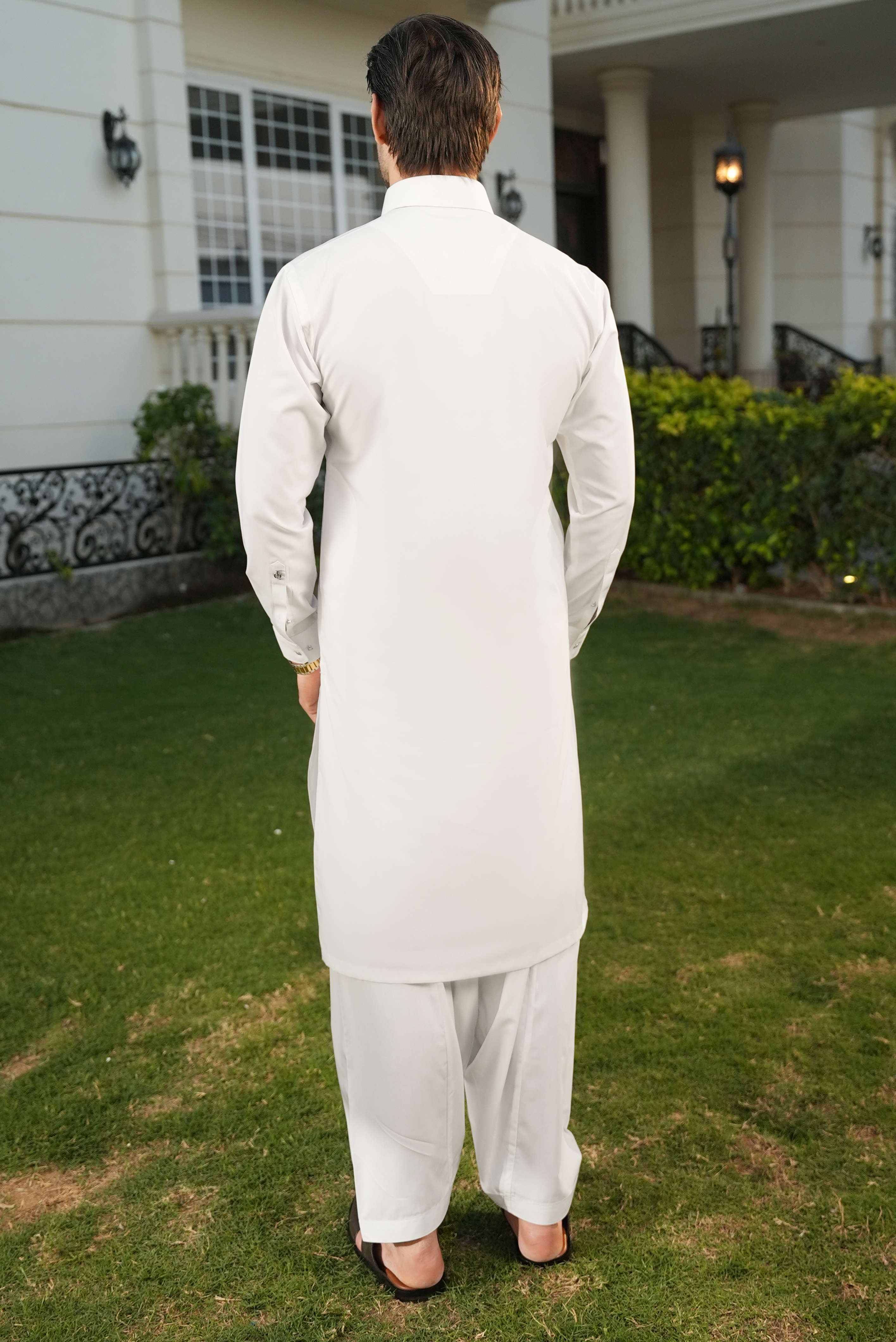 Stitched Shalwar Kameez (SPSC) White