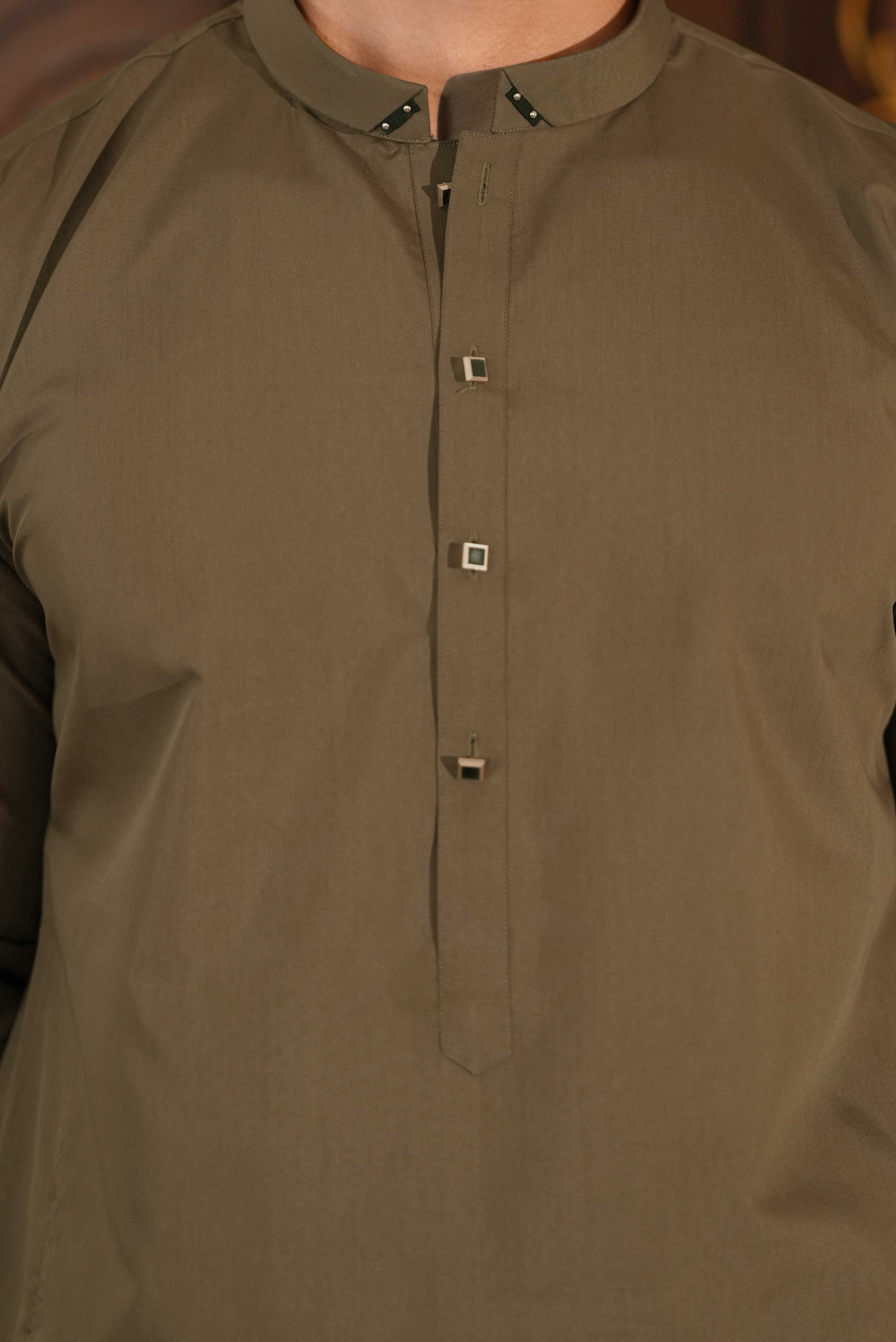 Stitched Shalwar Kameez (SPSB08) Gold