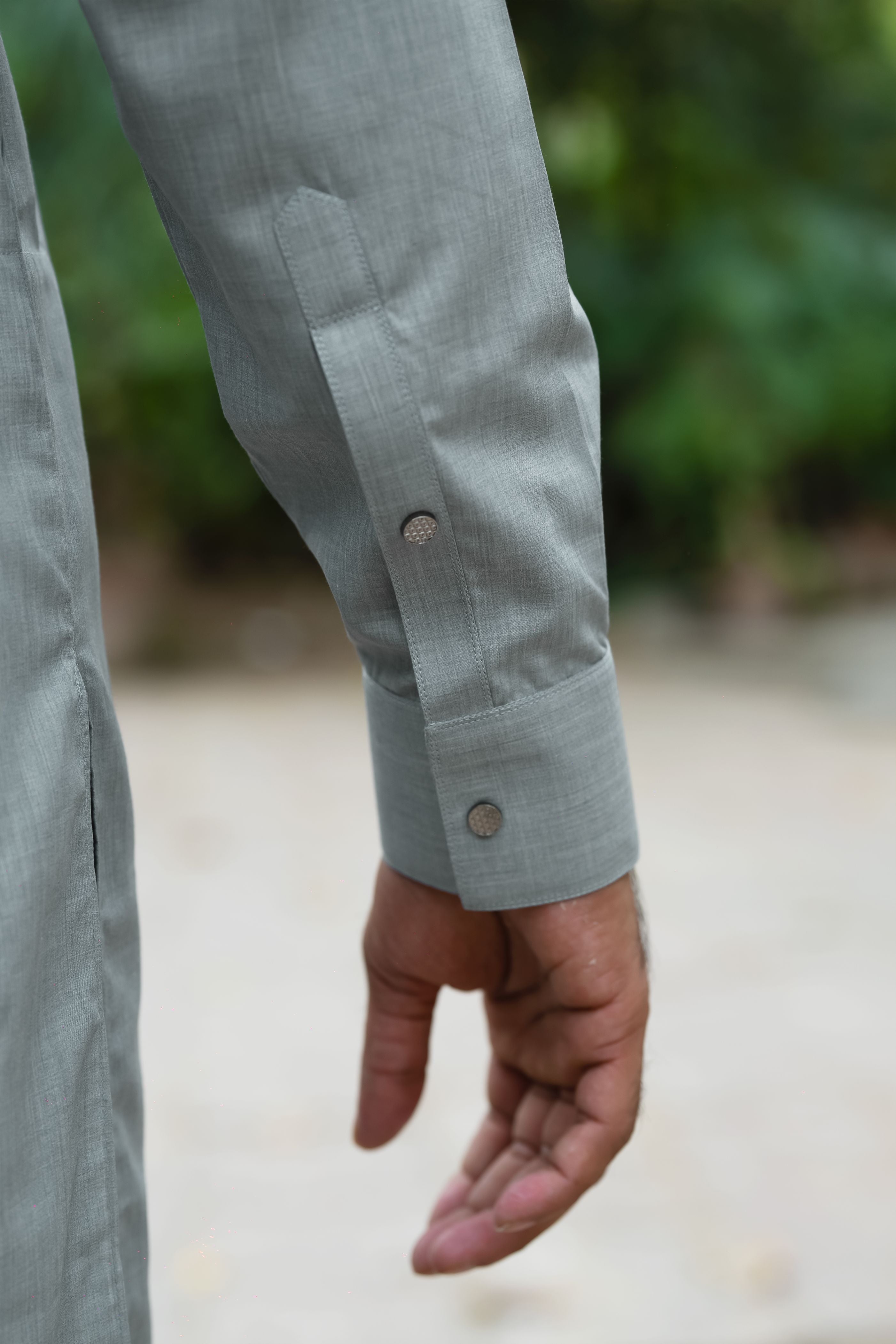 Stitched Shalwar Kameez (SPS53) Silver Grey