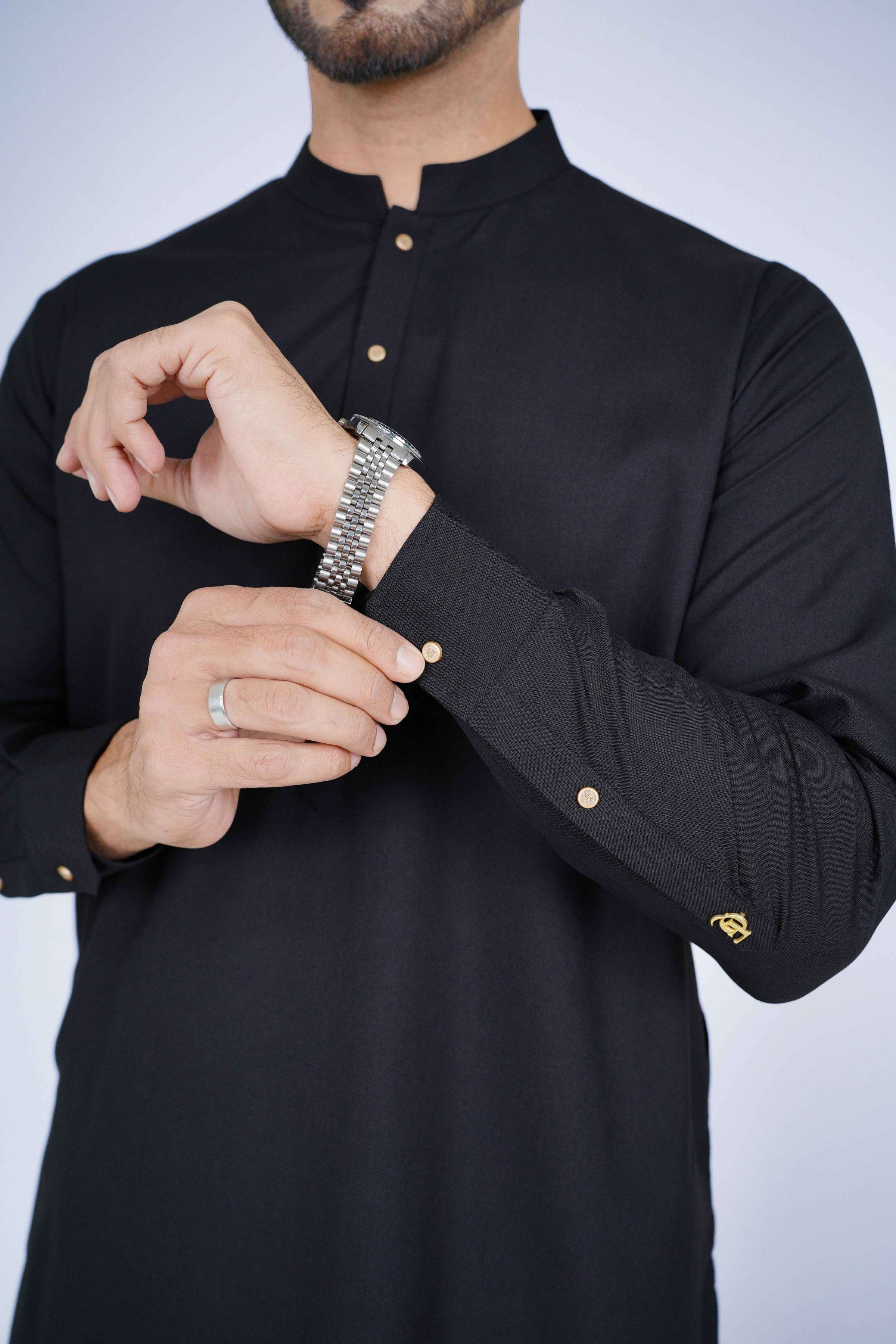 Stitched Shalwar Kameez (SWS18) Black