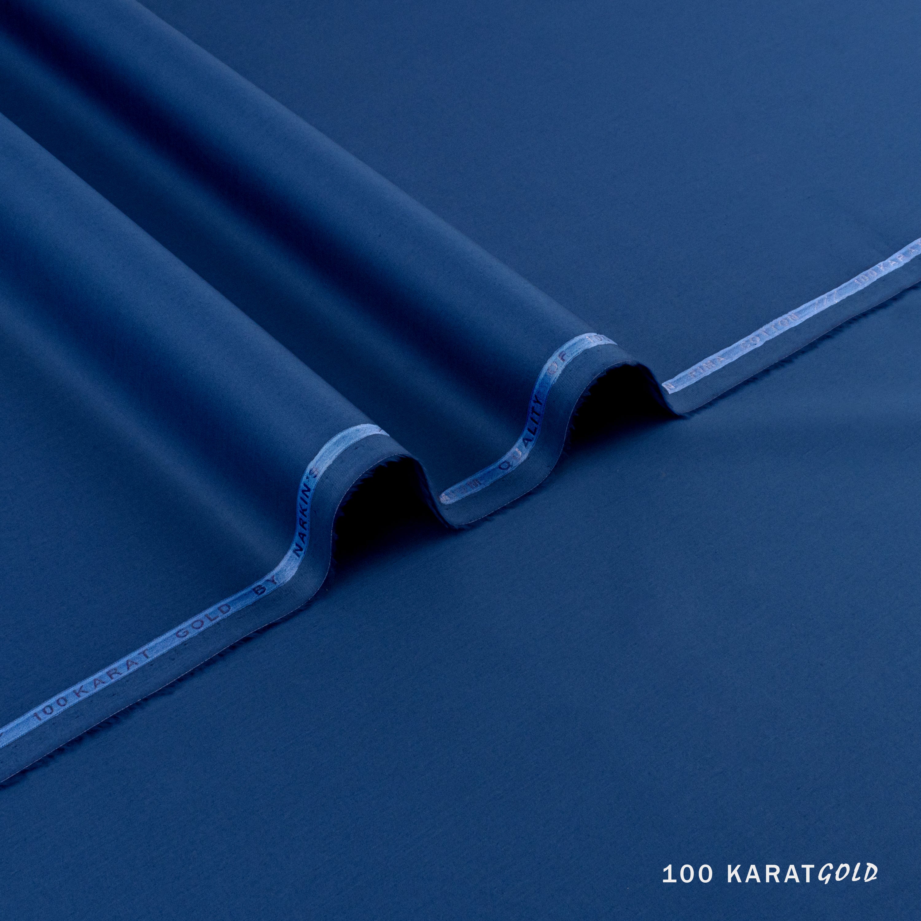 100 Karat Gold - 100% American PIMA Cotton (4.5 Mtr)