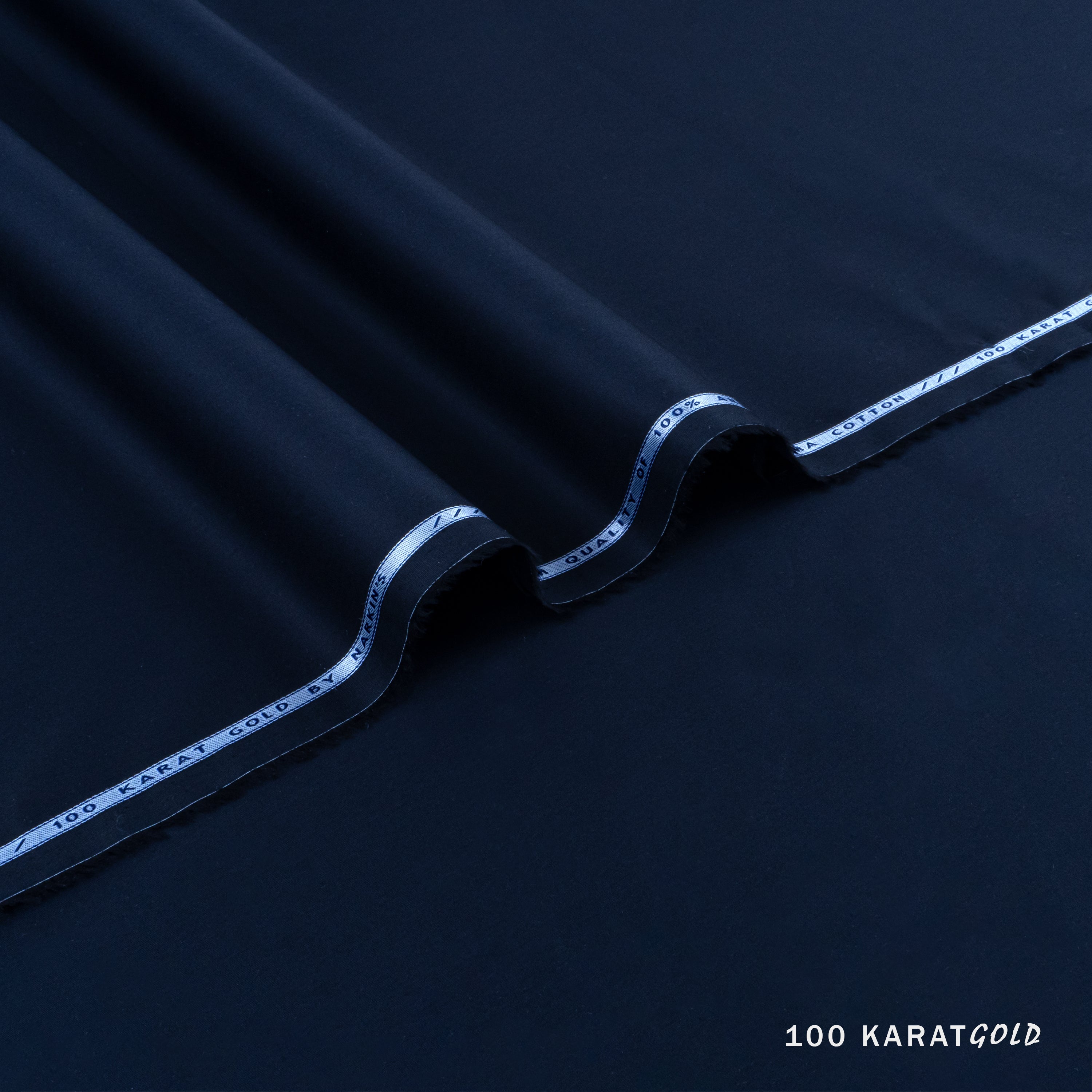 100 Karat Gold - 100% American PIMA Cotton (4.5 Mtr)