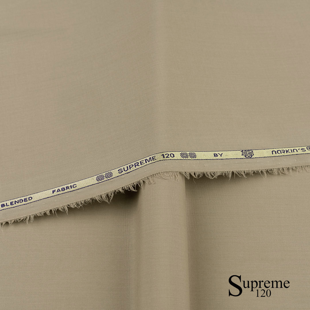 Supreme 120 fabric close-up showing super fine texture