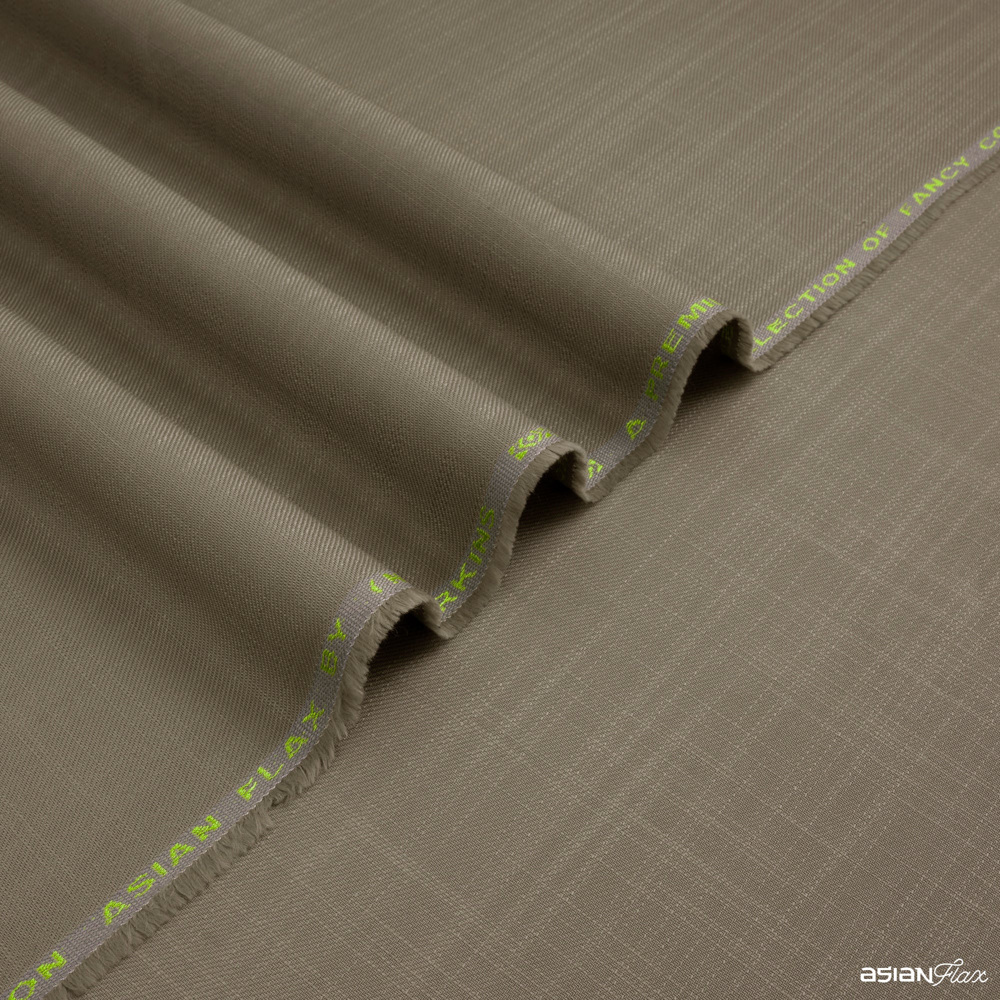 Asian Flax unstitched winter fabric by Narkin's – 100% cotton, natural linen-inspired, perfect for winter party wear