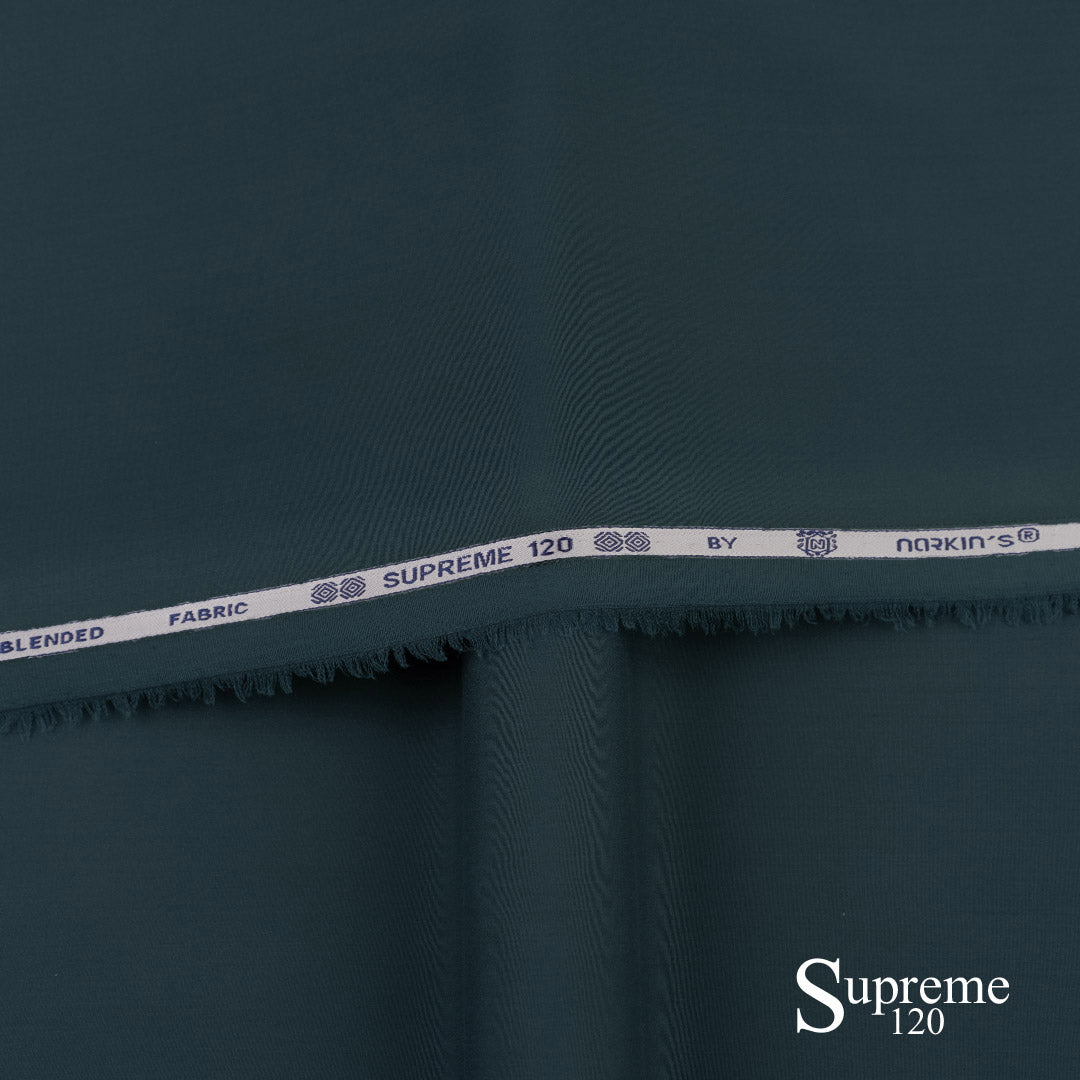 Supreme 120 fabric close-up showing super fine texture