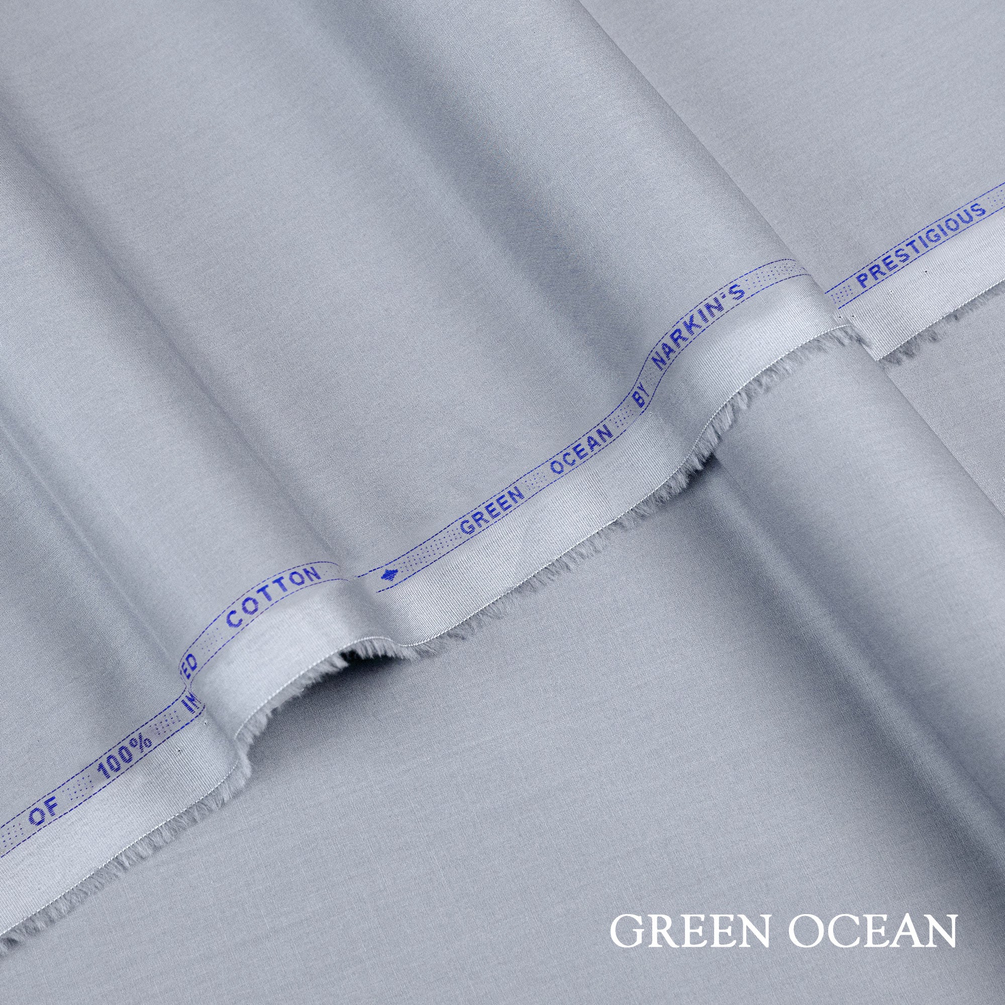 Green Ocean - 100% Superfine Cotton (4.5 Mtr)