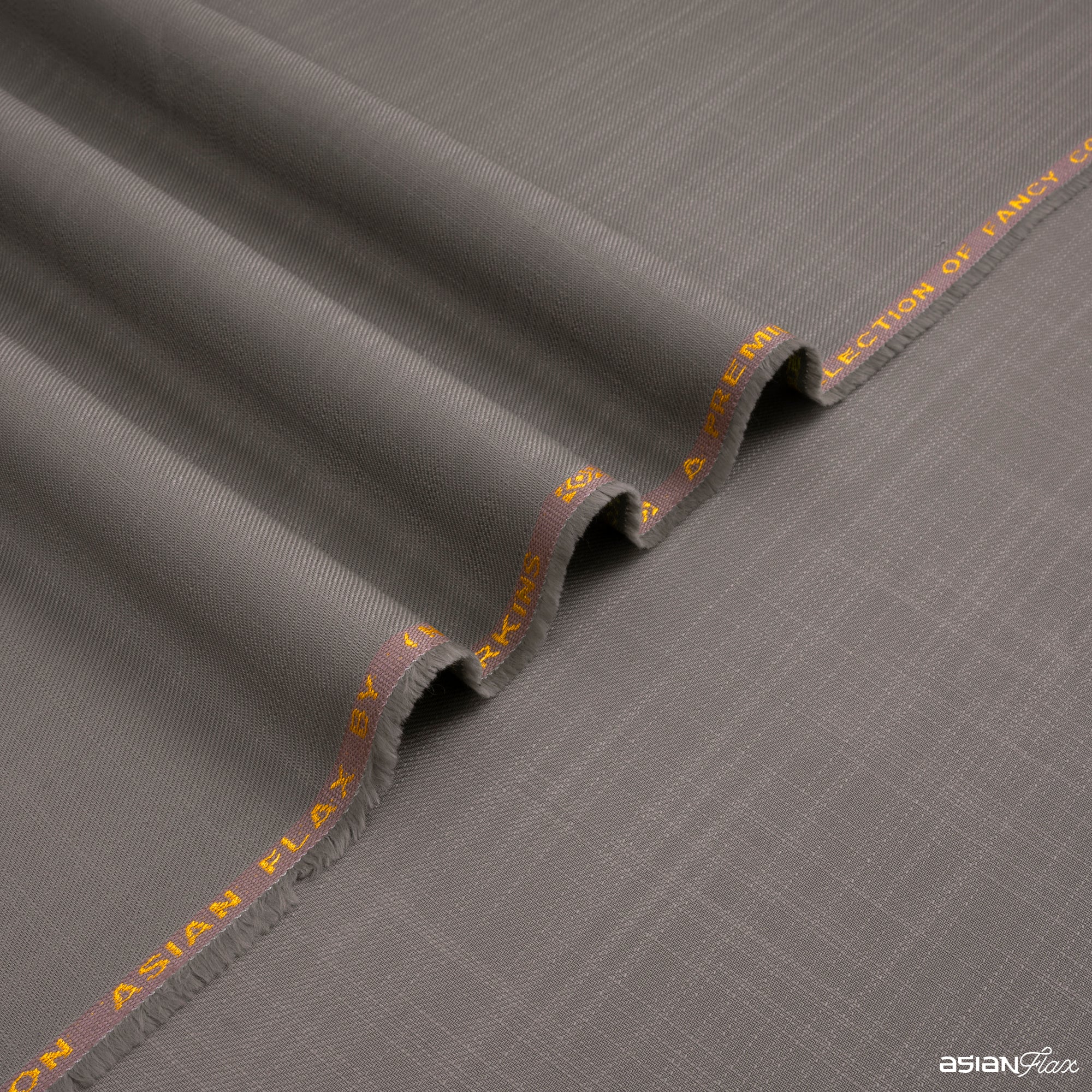 Asian Flax unstitched winter fabric by Narkin's – 100% cotton, natural linen-inspired, perfect for winter party wear