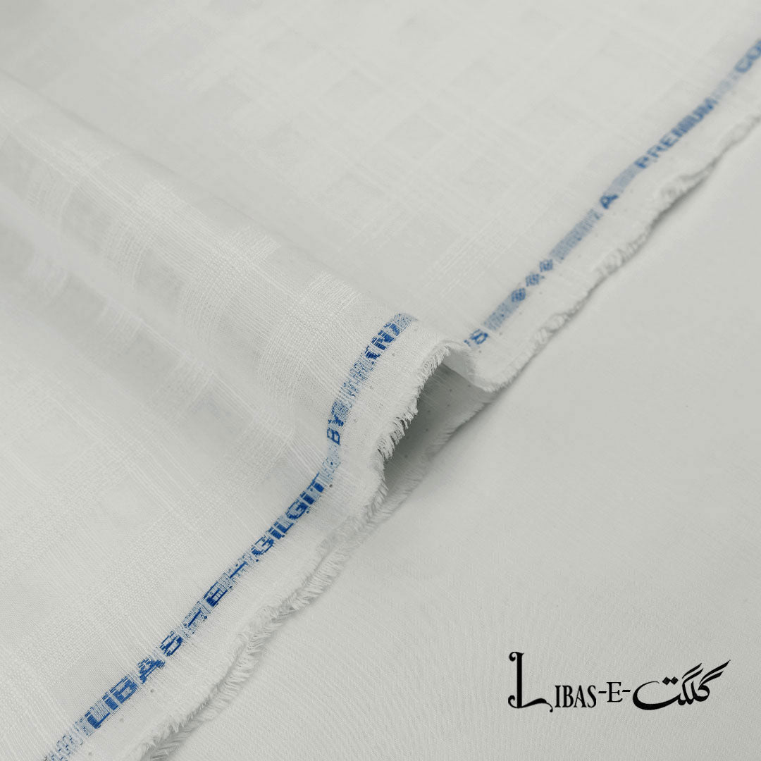 Libas-e-Gilgit festive cotton fabric with unique texture