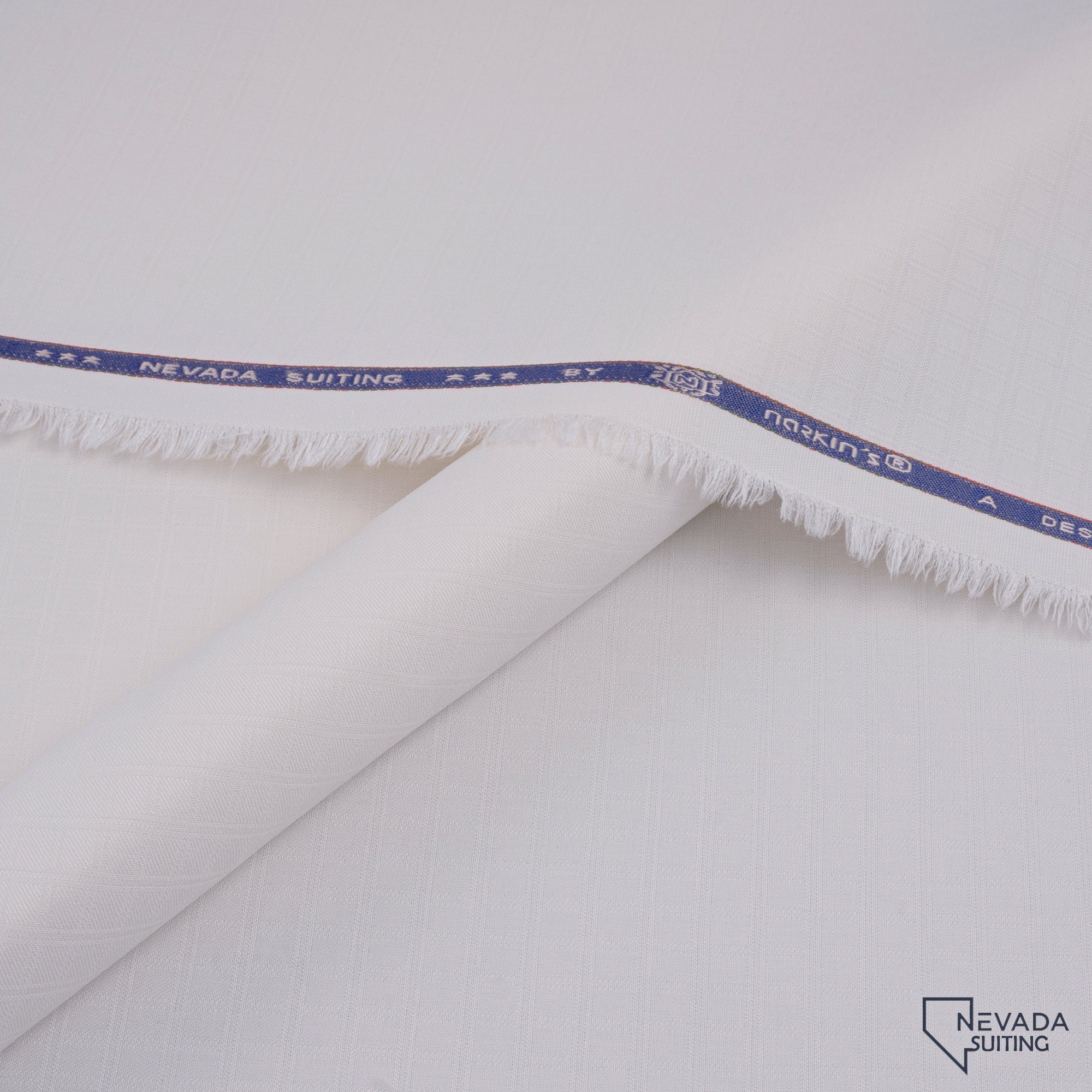 "Nevada Suiting unstitched winter fabric by Narkin's with wrinkle-free texture, medium weight, and soft finish