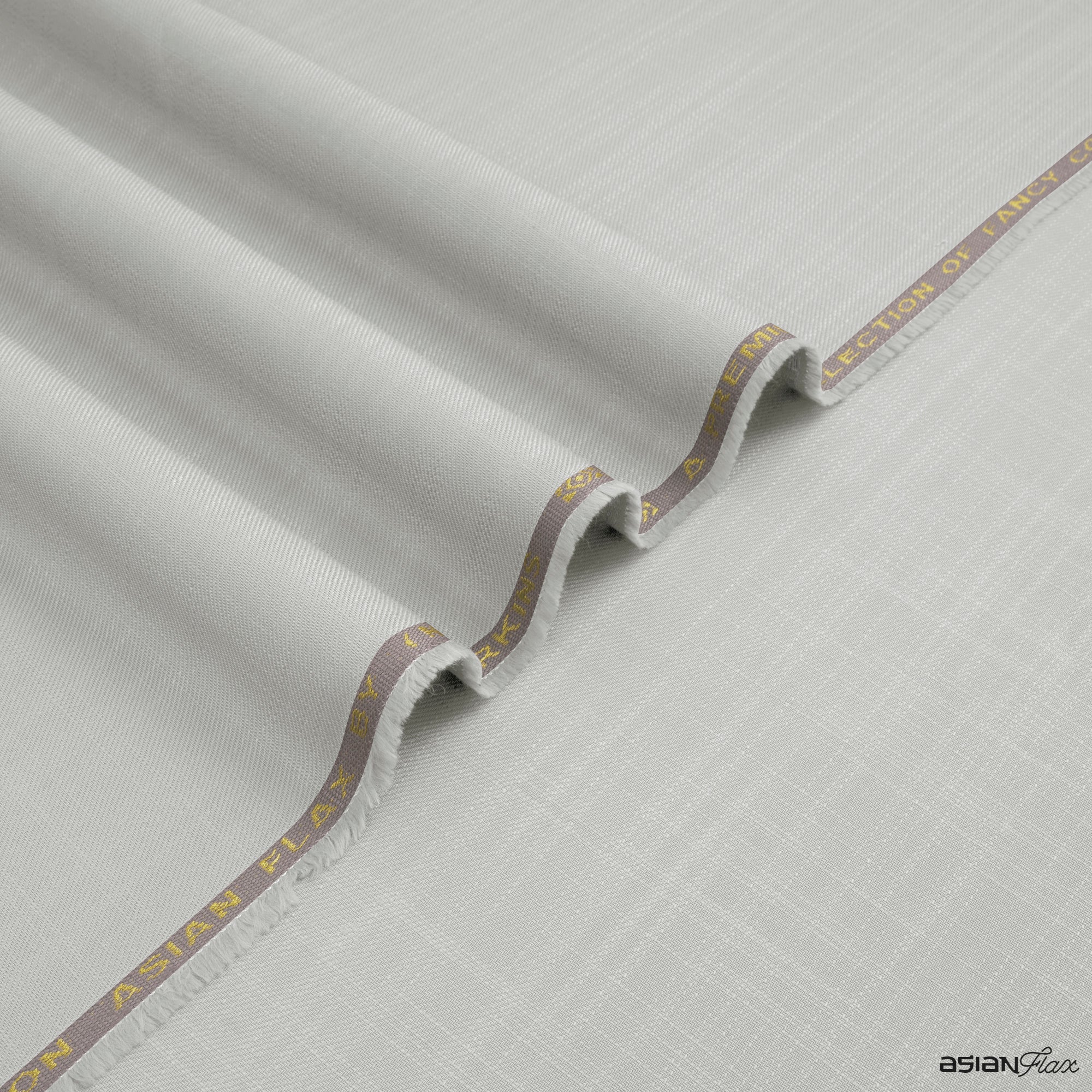 Asian Flax unstitched winter fabric by Narkin's – 100% cotton, natural linen-inspired, perfect for winter party wear