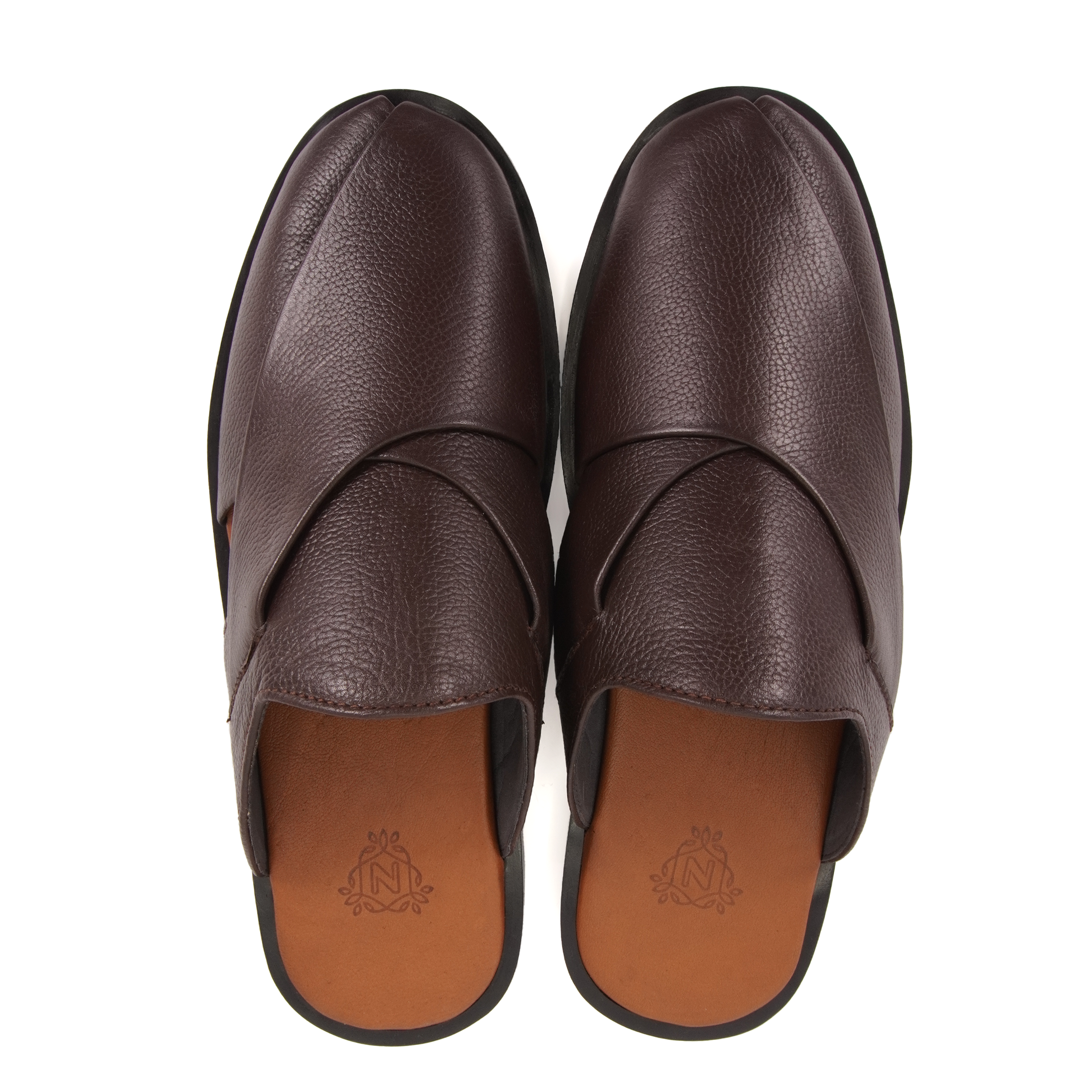 Peshawari Sandal - Brown Mules (PMC17)