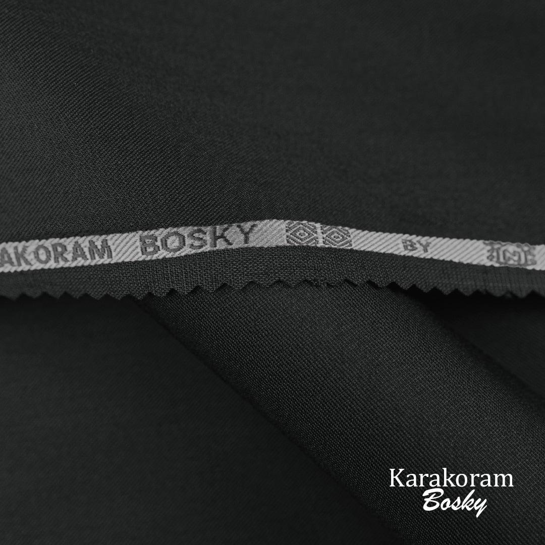 Karakoram Bosky unstitched winter wash & wear fabric with soft textured finish for party and formal wear