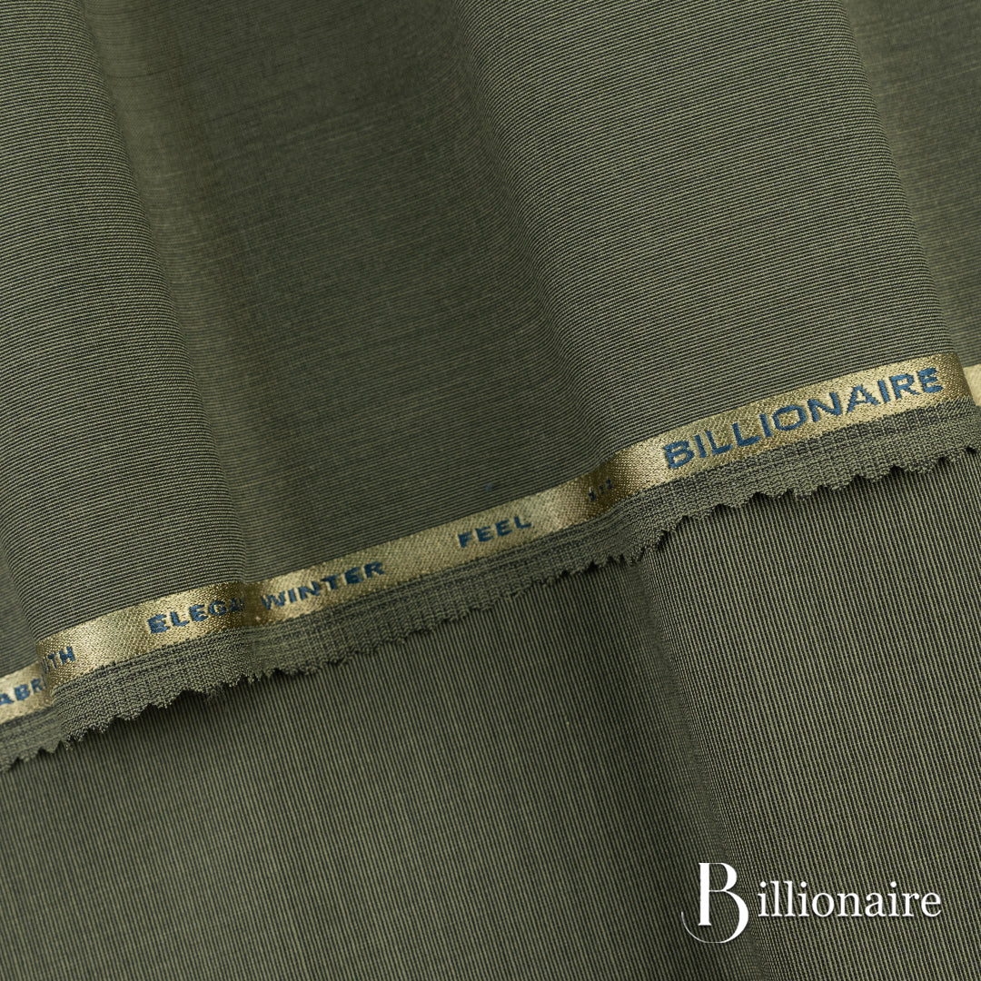 Billionaire unstitched fabric with subtle texture and lustrous finish, perfect for winter wash & wear and festive or party occasions