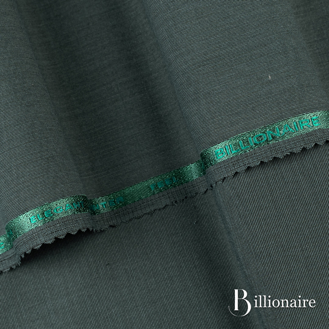 Billionaire unstitched fabric with subtle texture and lustrous finish, perfect for winter wash & wear and festive or party occasions
