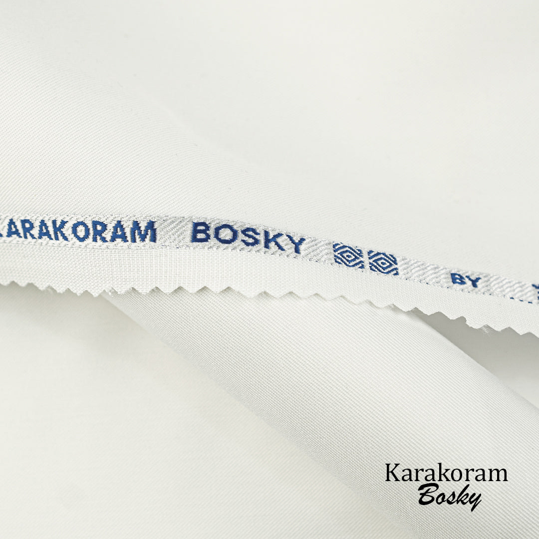 Karakoram Bosky unstitched winter wash & wear fabric with soft textured finish for party and formal wear