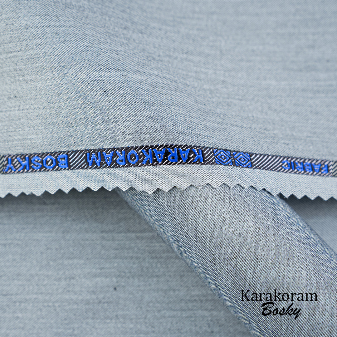 Karakoram Bosky unstitched winter wash & wear fabric with soft textured finish for party and formal wear