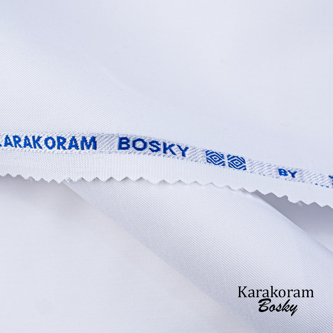 Karakoram Bosky unstitched winter wash & wear fabric with soft textured finish for party and formal wear