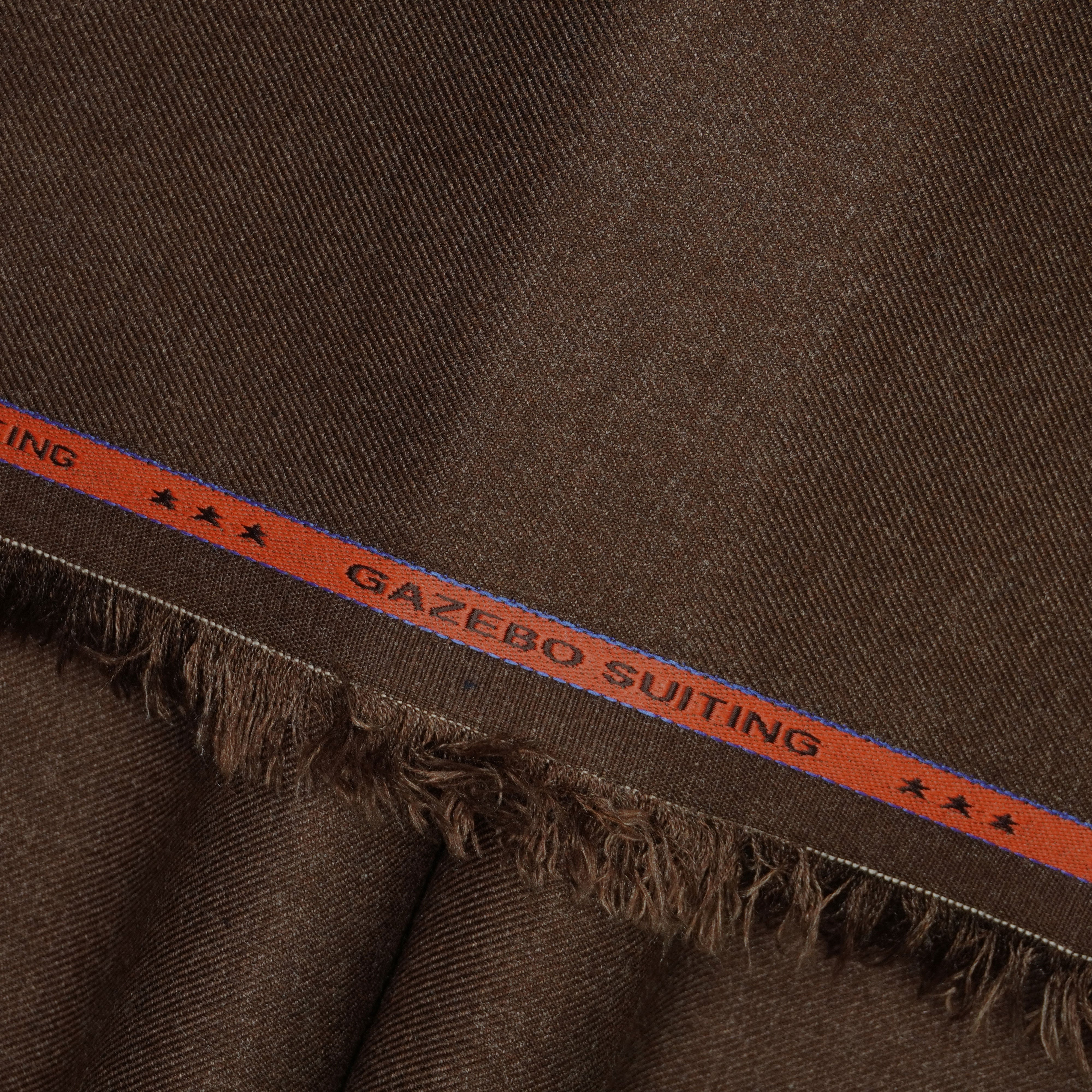 "Gazebo Suiting unstitched winter fabric with soft woolen feel by Narkin's, dark winter shades, wrinkle-free and easy-care suiting material"