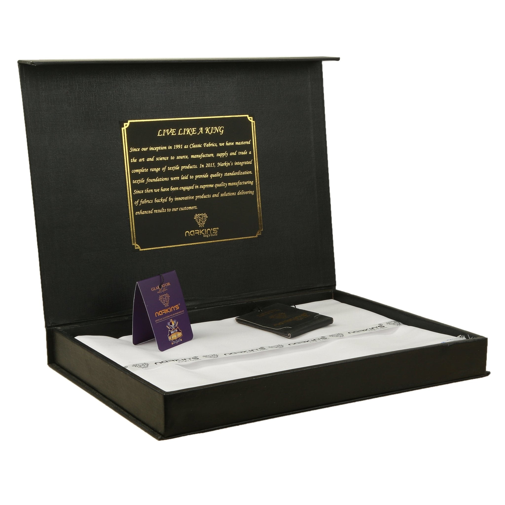 Kaptaan (Soft) - Egyptian Giza Cotton (4.5 Mtr) - Narkin's Textile Industries