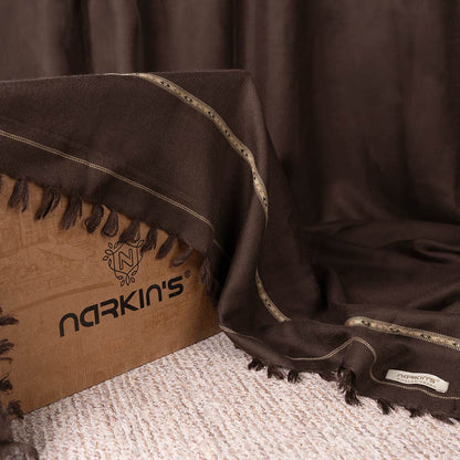 Woolen Shawl - 004 | Chocolate