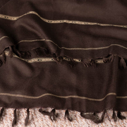 Woolen Shawl - 004 | Chocolate