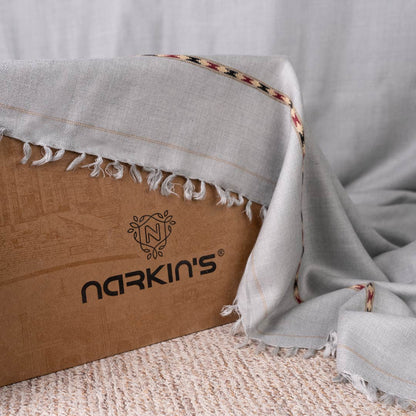 Woolen Shawl - 004 | Grey