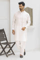 Stitched Shalwar Kameez (SPS14) Off White