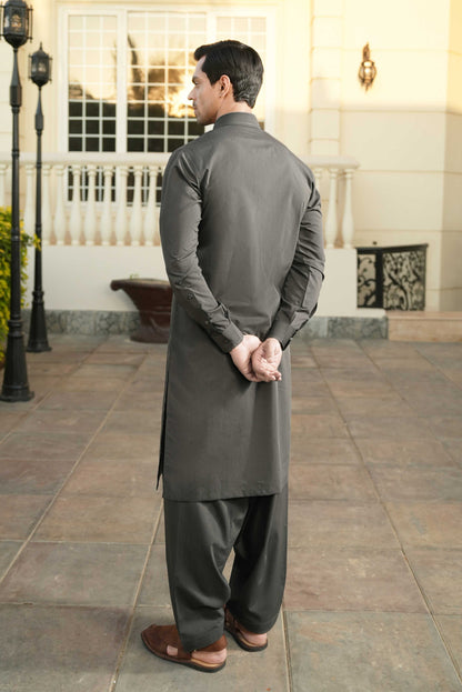 Malaysia stitched Shalwar Kameez in Double Cheetah Bosky wash & wear fabric by Narkin's – FQ Collection.