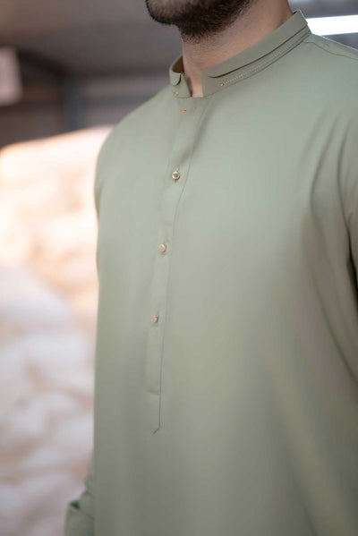 Stitched Shalwar Kameez (SPSB45) Pistachio