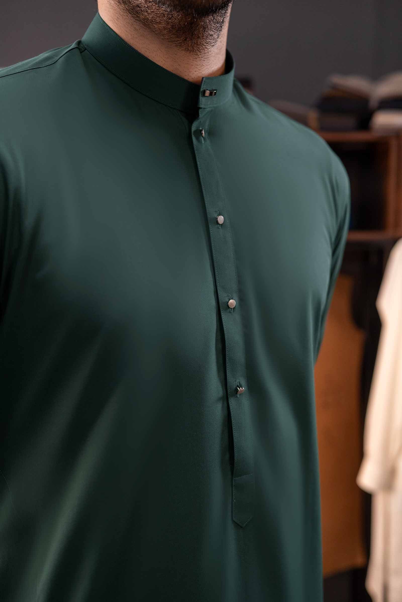 Stitched Shalwar Kameez (SPSB43) Green