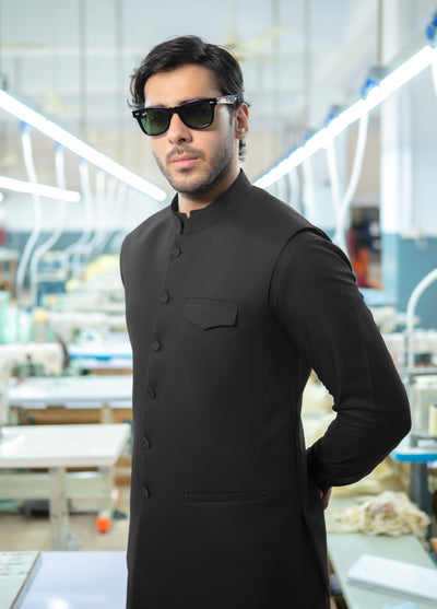 Waist Coat - Black (NWCS53)
