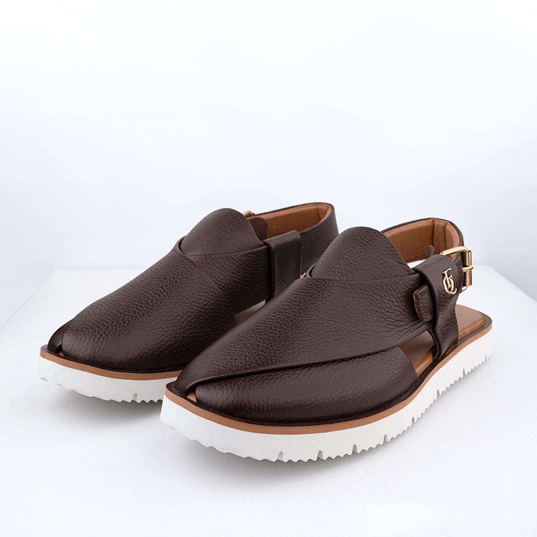Peshawari Sandal - Dark Brown (PMC33)