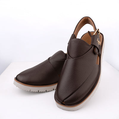 Peshawari Sandal - Dark Brown (PMC33)