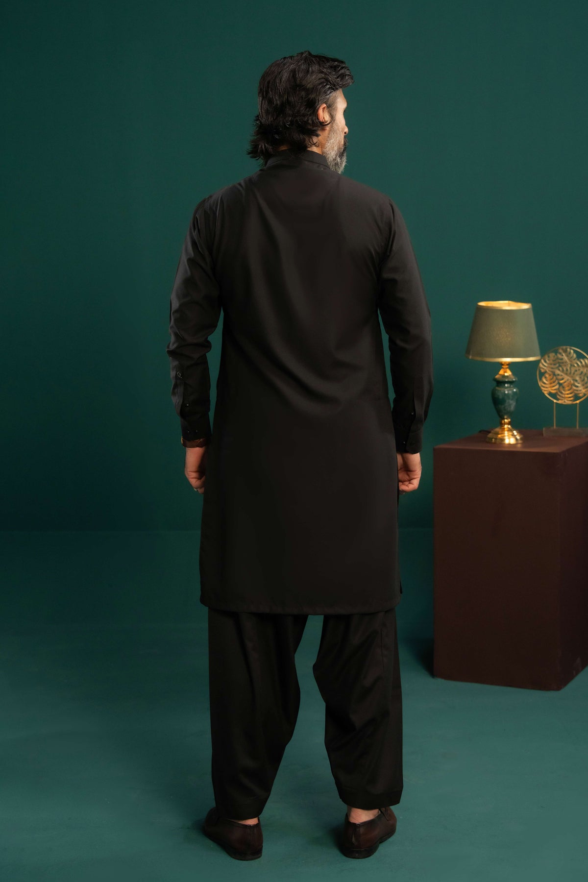 Black - Stitched Shalwar Kameez & Combo - SWSB09