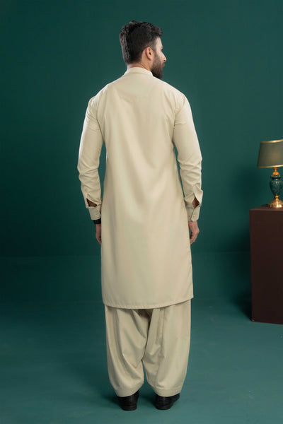 Beige - Stitched Shalwar Kameez & Combo - SWSB06