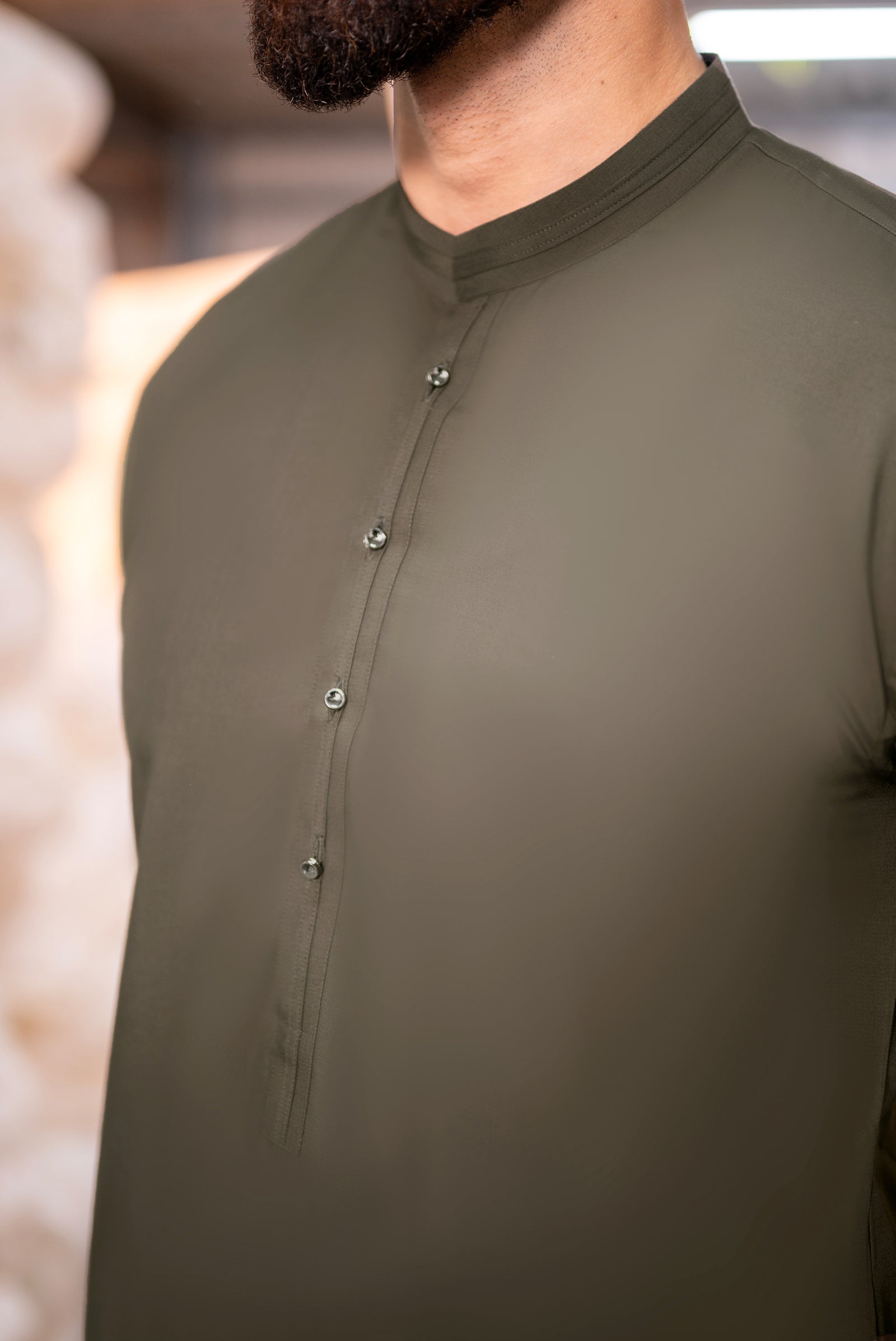 Stitched Shalwar Kameez (SPSB52) Brown
